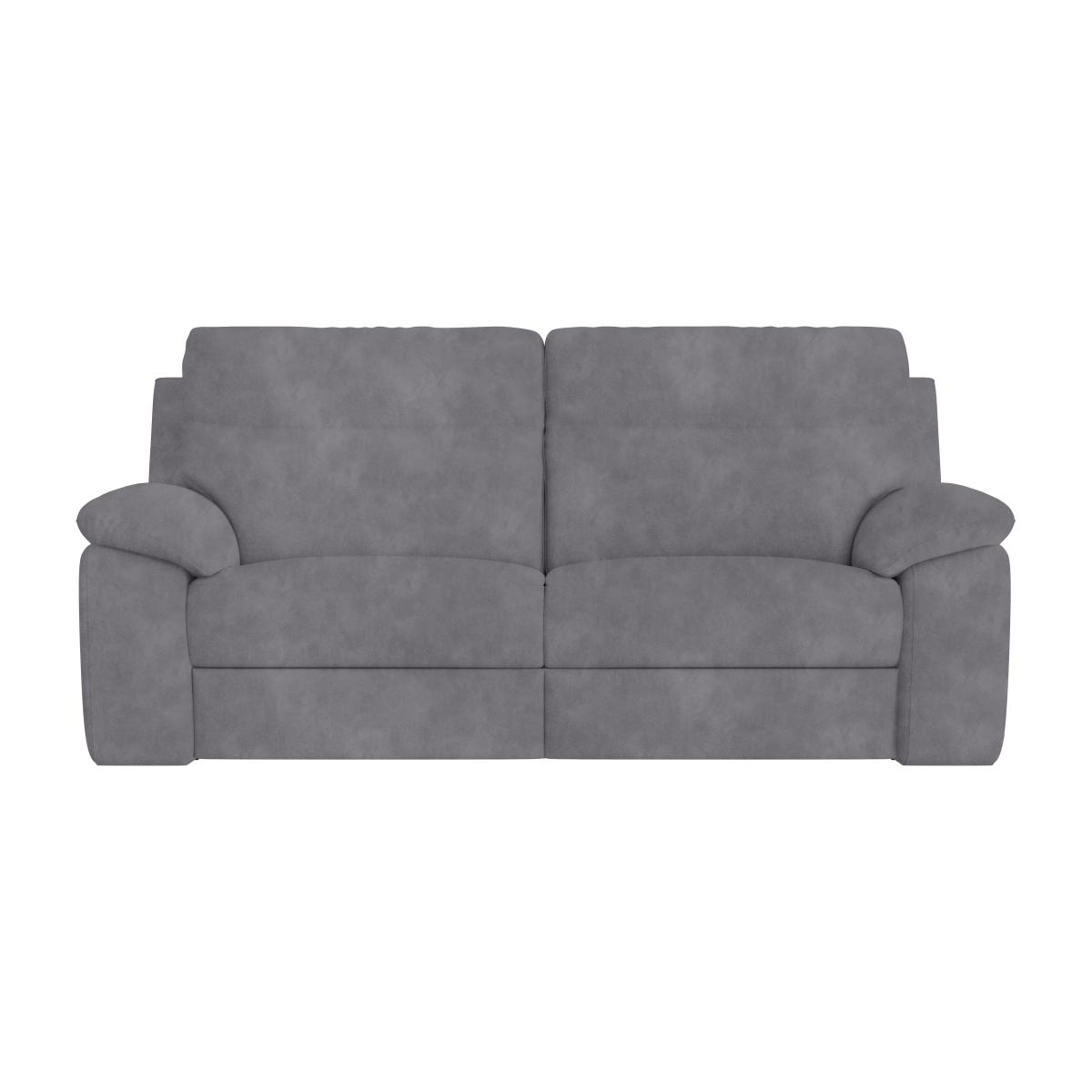 Nicoletti Italia - Pepino 3 Seater Fabric Sofa with Power Recliner - Selma Topo