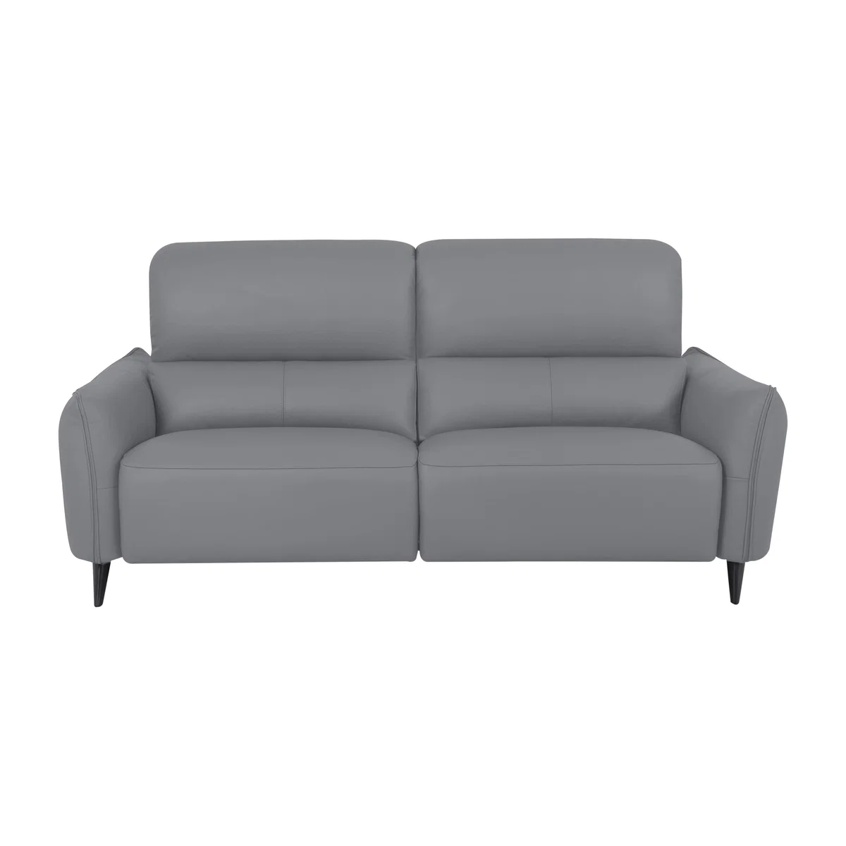 Domicil - Maddox 3 Seater Leather Power Recliner Sofa - NP Paloma Grey