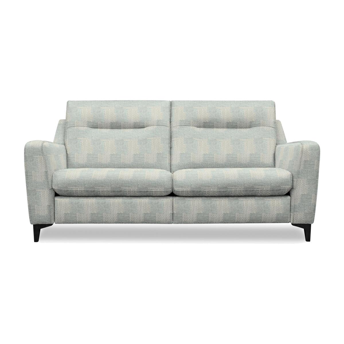G Plan - Arlo 3 Seater Fabric Sofa - No Recliner - Faro Sky with Ebony Feet