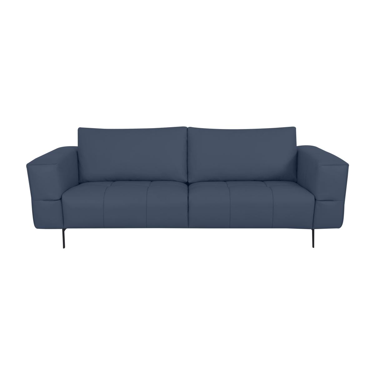 Domicil - Lawson 3 Seater Leather Sofa - NP Ocean Blue