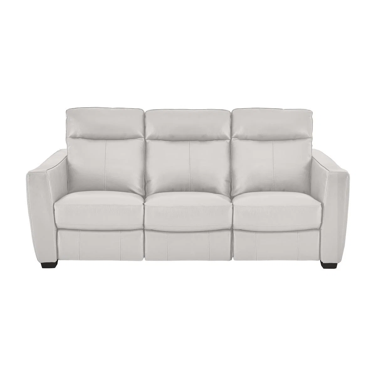 Compact Collection Midi 3 Seater Leather Sofa- World of Leather – image 1