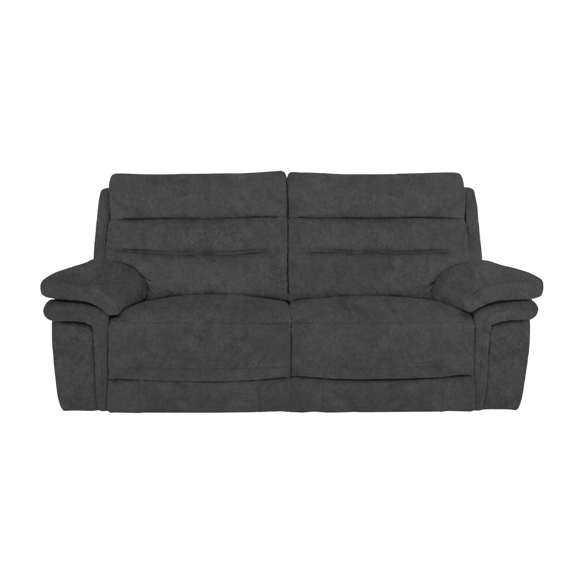 Berlin 3 Seater Fabric Sofa - Dark Grey