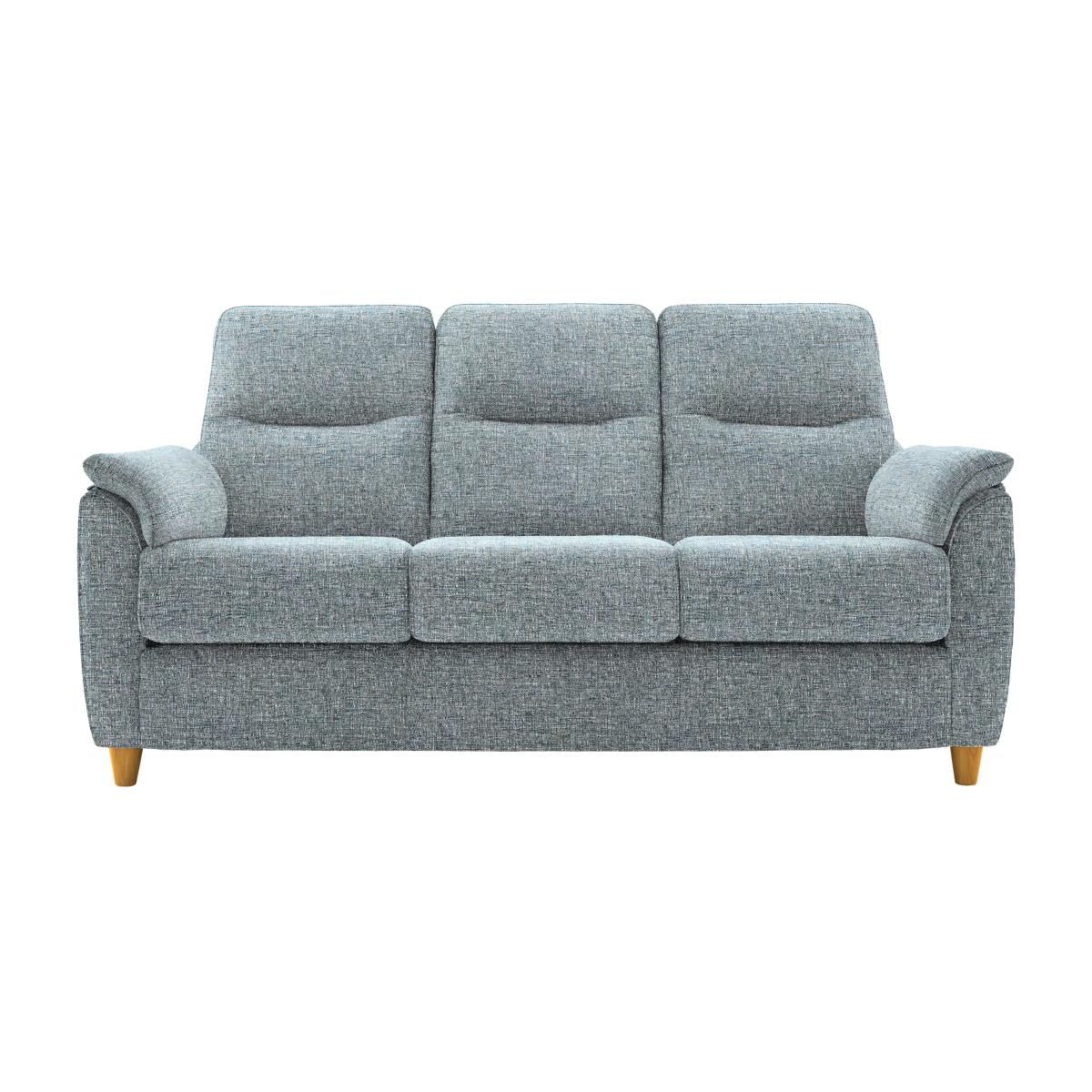 G Plan - Spencer 3 Seater Fabric Sofa - No Recliner - Arola Sky