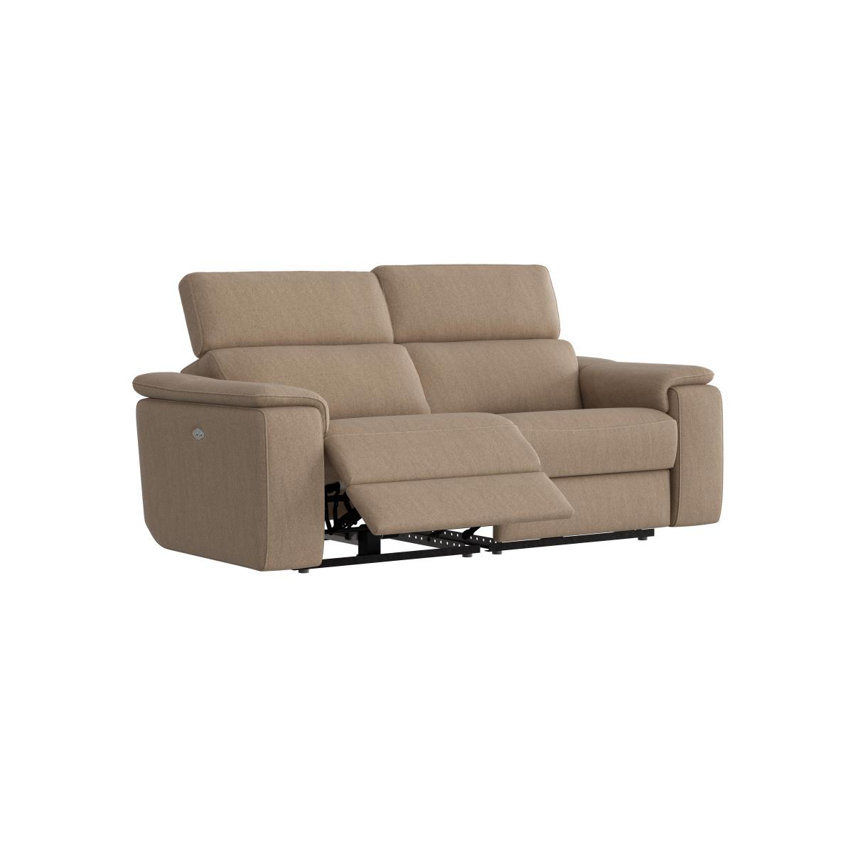 Nicoletti - Davide 3 Seater Fabric Sofa - Beige – image 3