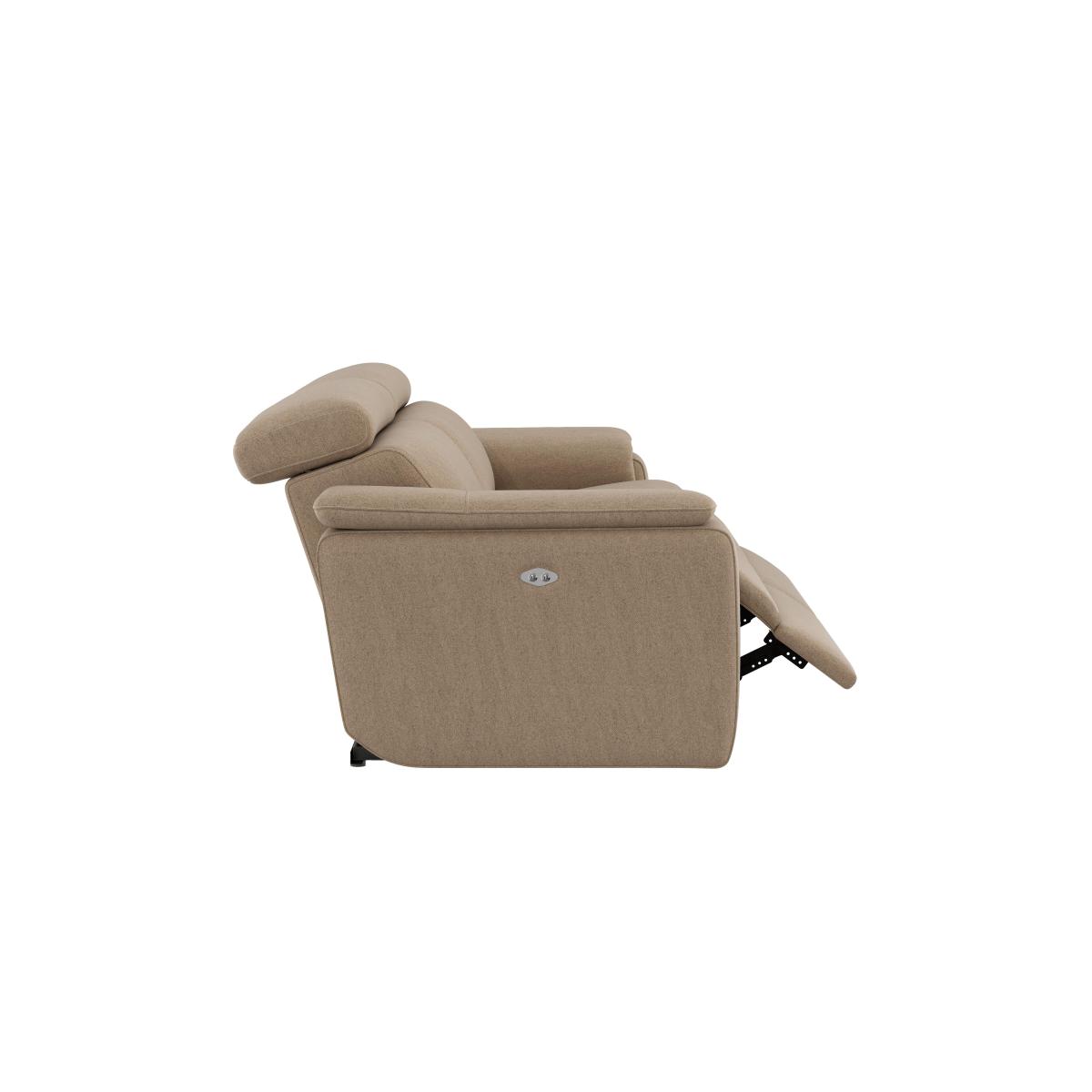Nicoletti - Davide 3 Seater Fabric Sofa - Beige – image 4