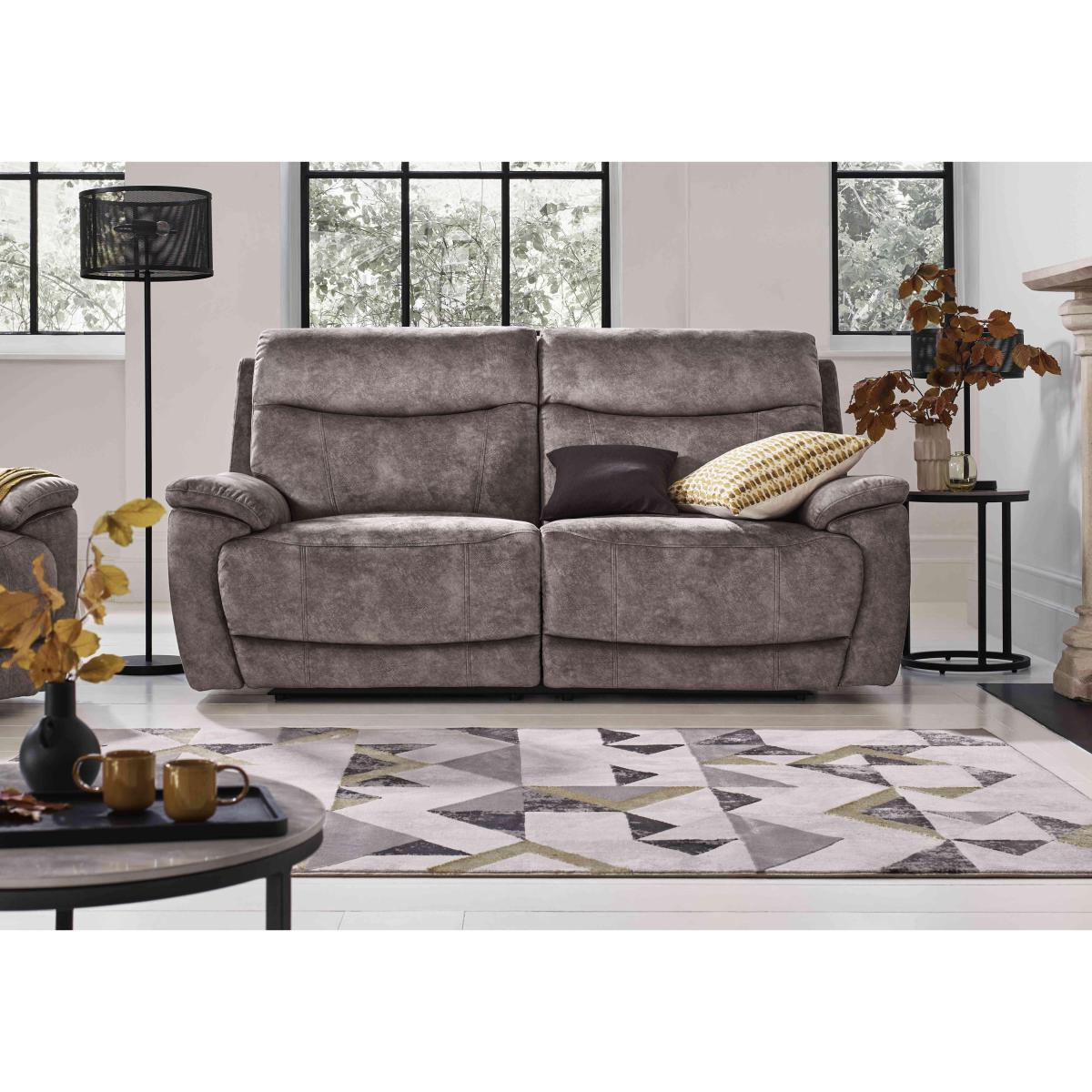 Sloane 3 Seater Fabric Power Recliner Sofa - Dexter Pumpkin – image 3