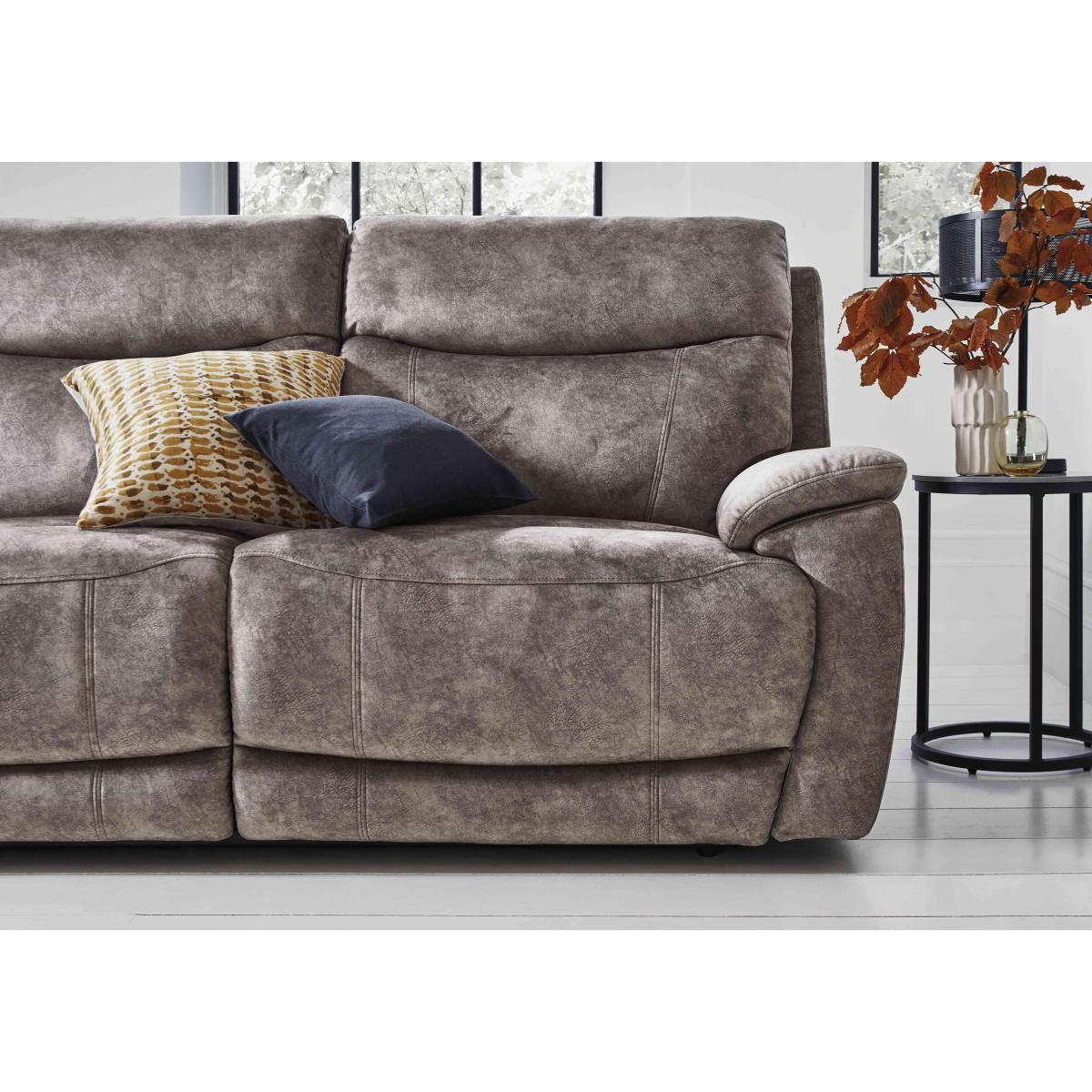 Sloane 3 Seater Fabric Power Recliner Sofa - Dexter Pumpkin – image 4