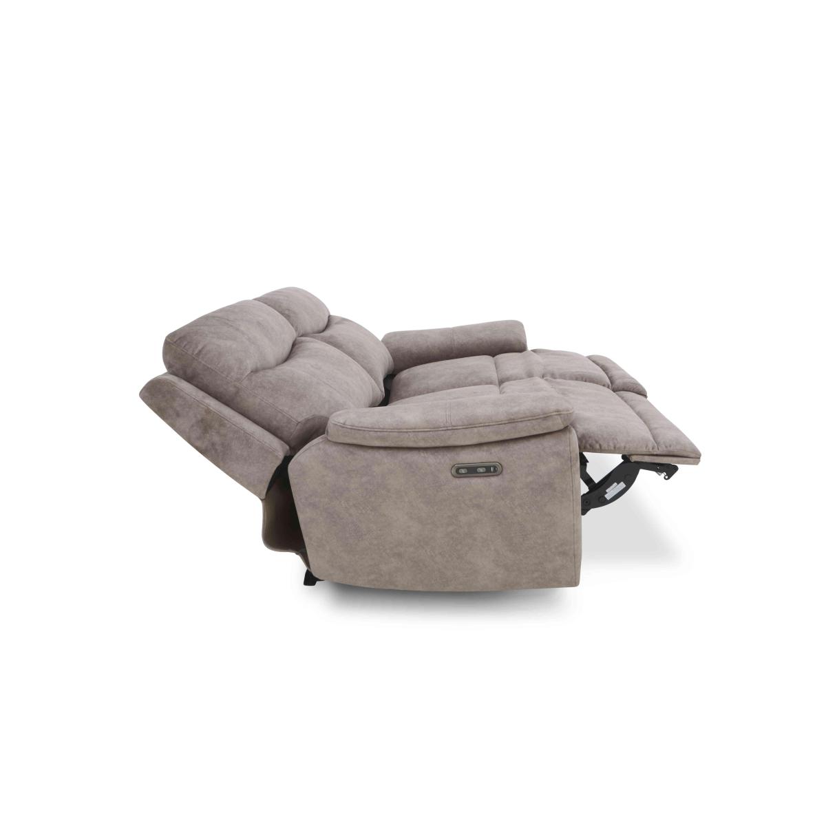 Sloane 3 Seater Fabric Power Recliner Sofa - Dexter Pumpkin – image 9