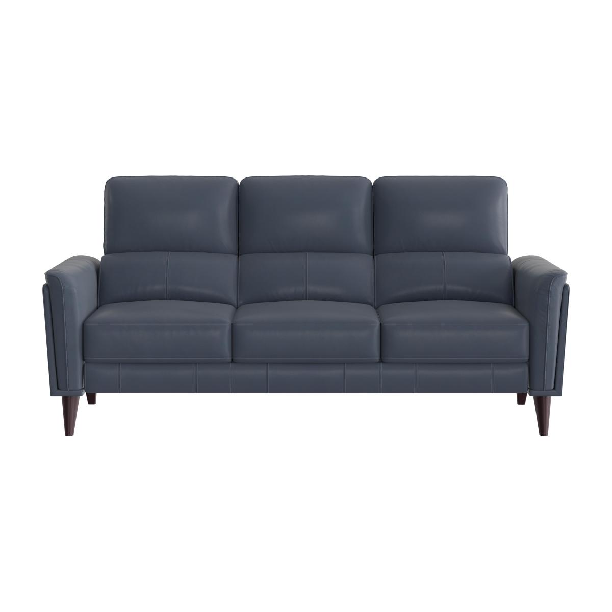 Compact Collection Klein 3 Seater HW Leather Sofa - Ocean Blue