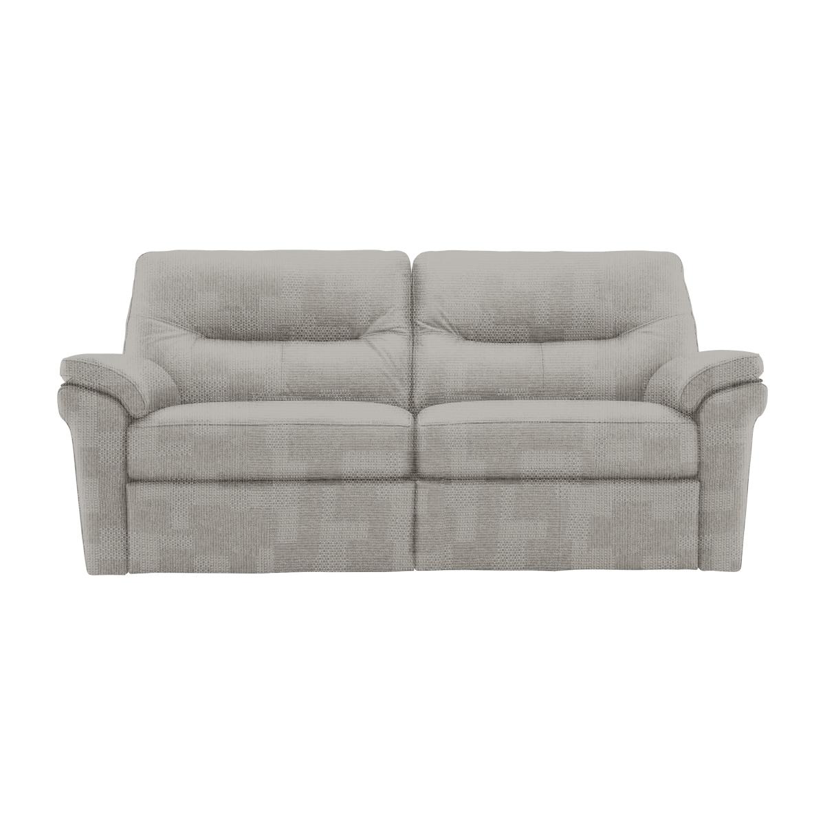G Plan - Seattle 3 Seater Fabric Power Recliner Sofa with Power Lumbar - Faro Sky