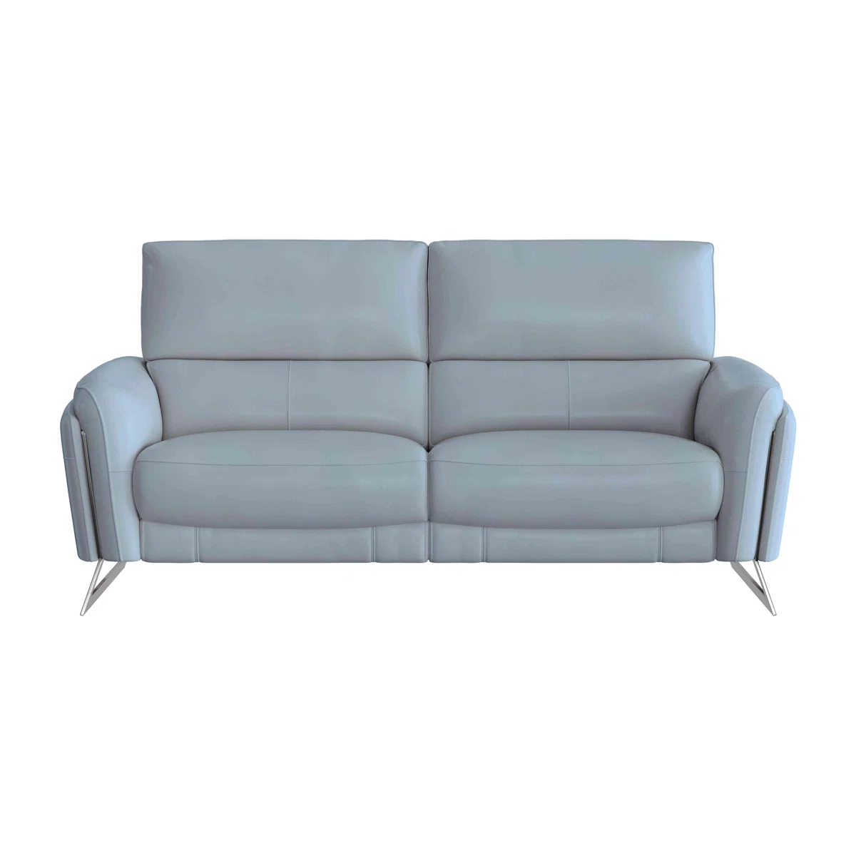 Amarilla 3 Seater NC Leather Sofa - Pearl Blue – image 1