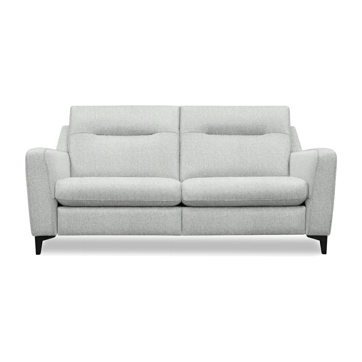 G Plan - Arlo 3 Seater Fabric Power Recliner Sofa - Swift Cygnet with Ebony Feet