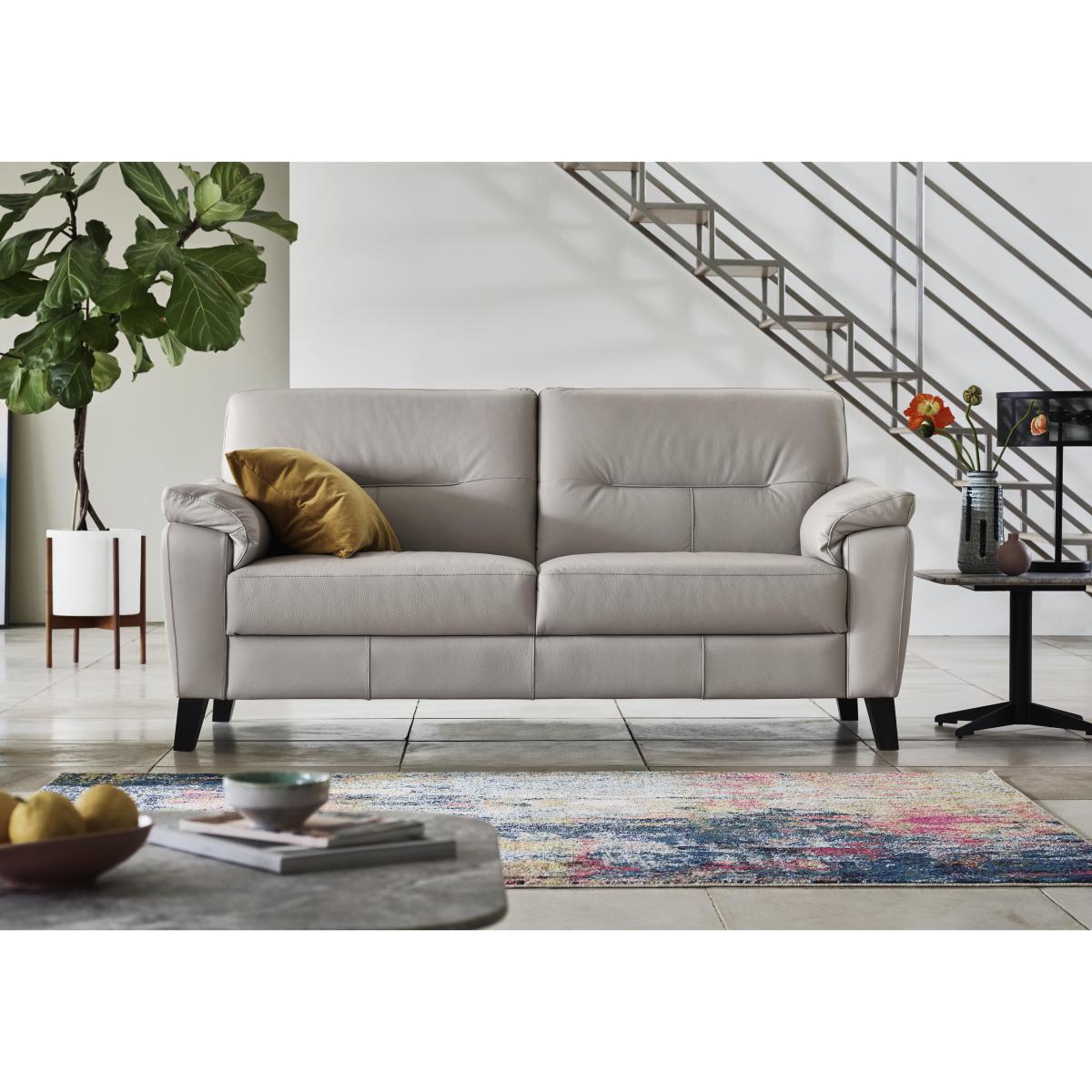 Serento 3 Seater Leather Sofa – image 2
