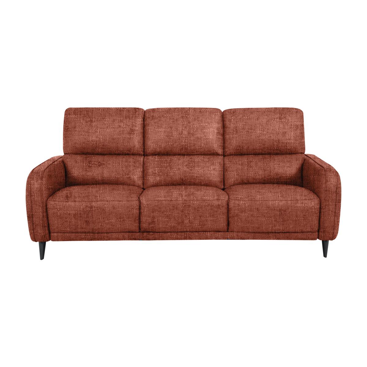 Domicil - Logan 3 Seater Fabric Sofa - Red Maple