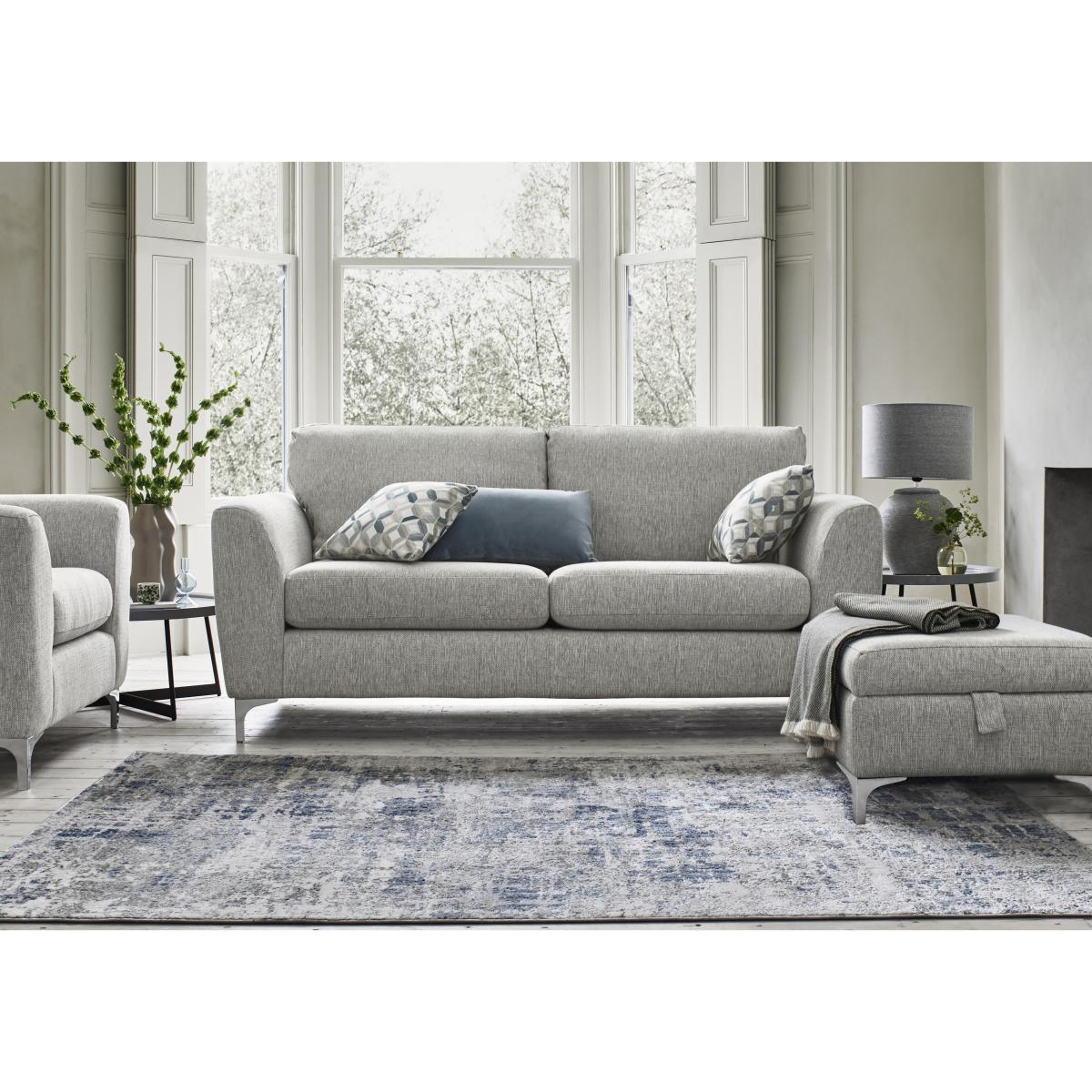 Pippa 3 Seater Fabric Sofa - Clay – image 2