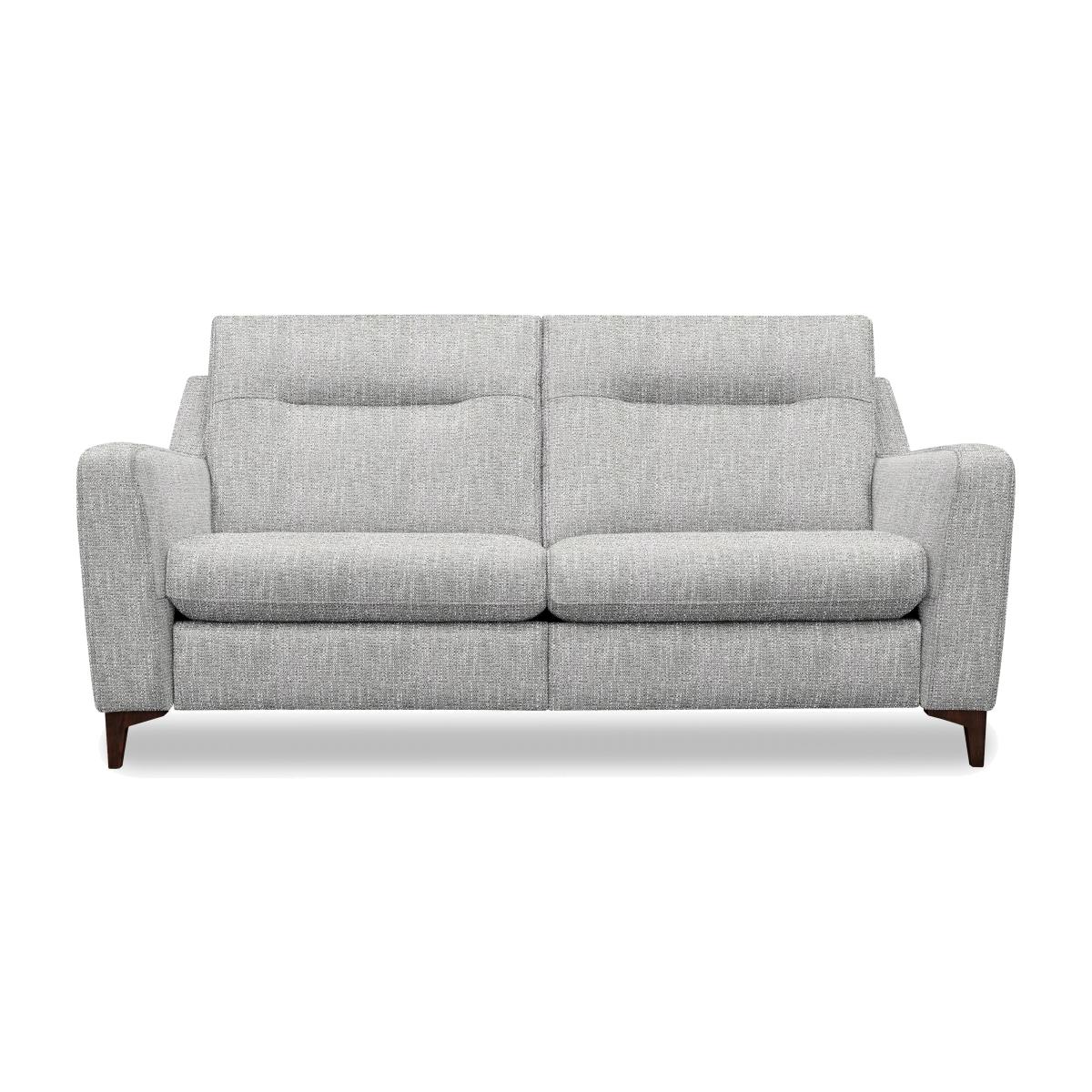 G Plan - Arlo 3 Seater Fabric Power Recliner Sofa - Libby Cloud with Walnut Feet