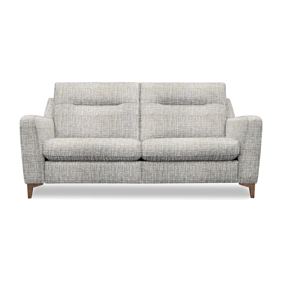 G Plan - Arlo 3 Seater Fabric Sofa - No Recliner - Shore Slate with Walnut Feet