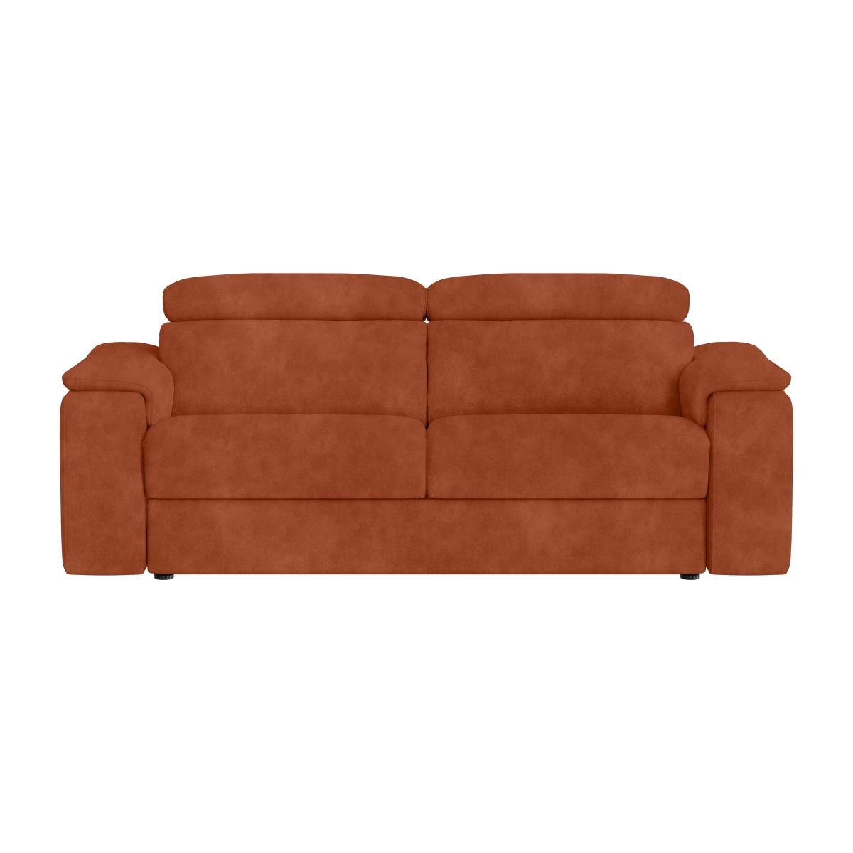 Nicoletti Italia - Davide 3 Seater Fabric Sofa - Selma Mattone