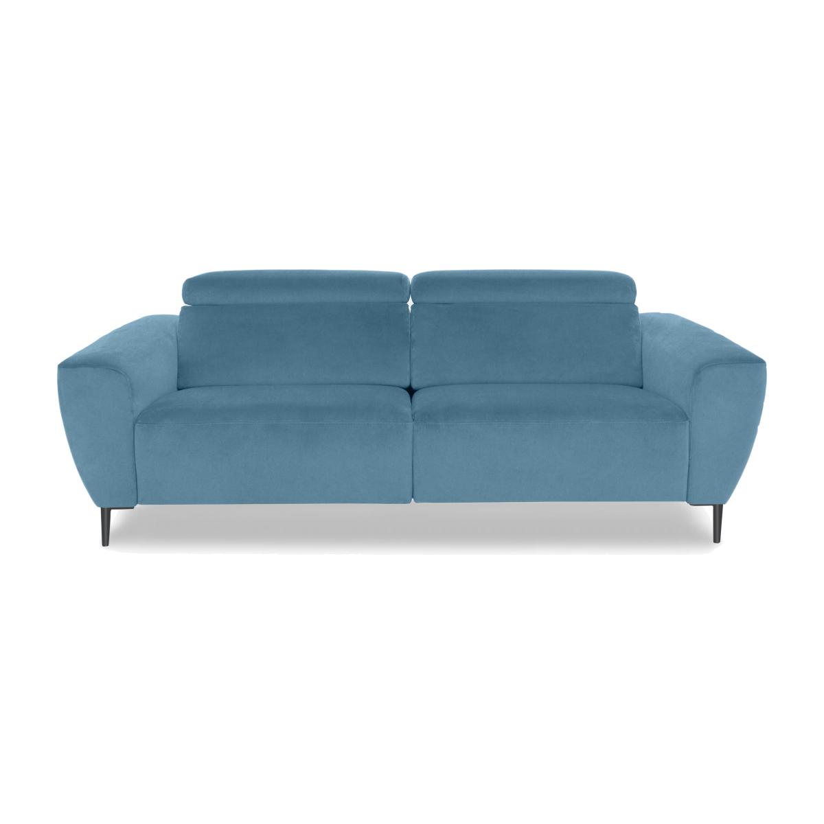 Nicoletti Italia - Milano 3 Seater Fabric Sofa - Flambe Turchese