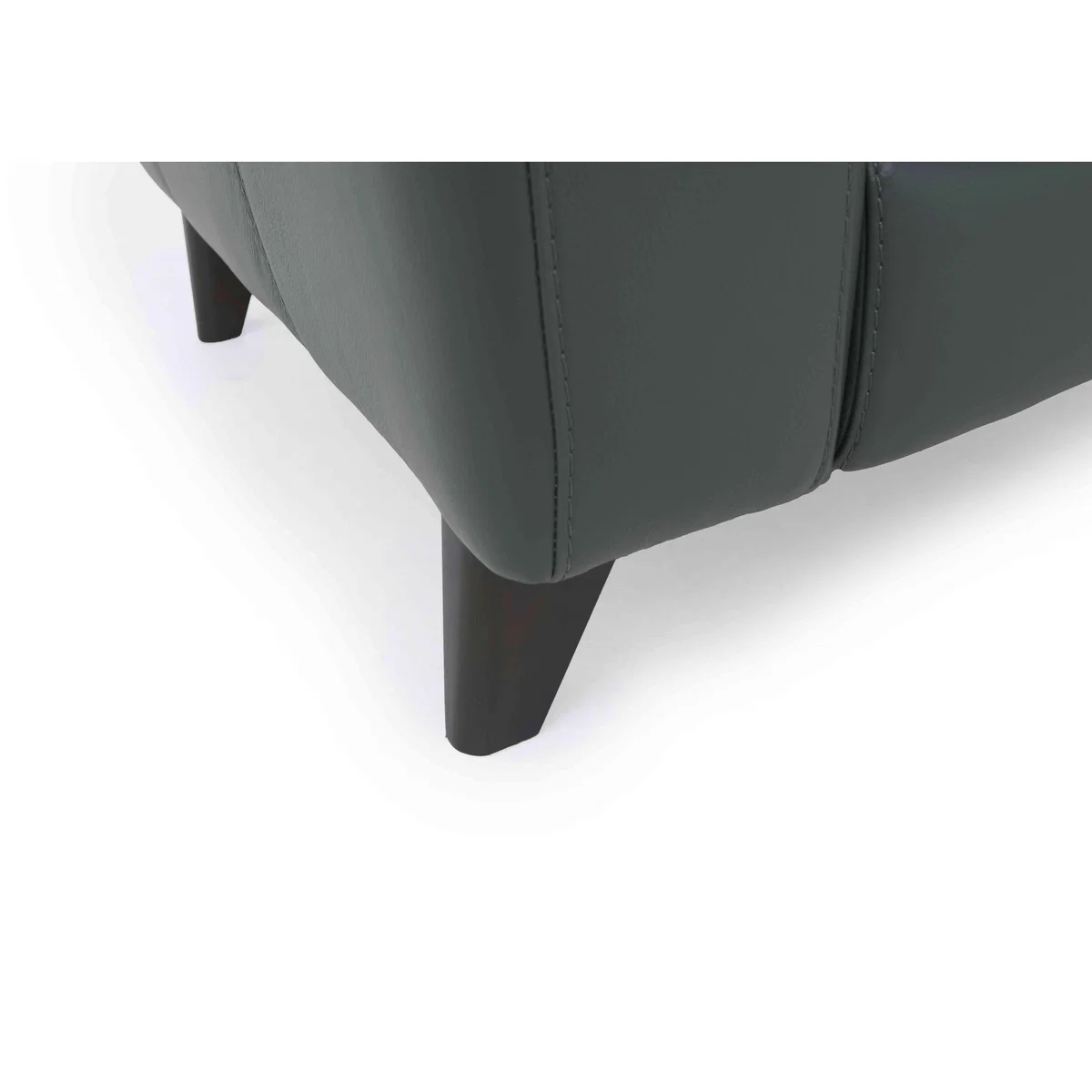 Jules 3 Seater NC Leather Sofa - Charcoal Grey – image 3