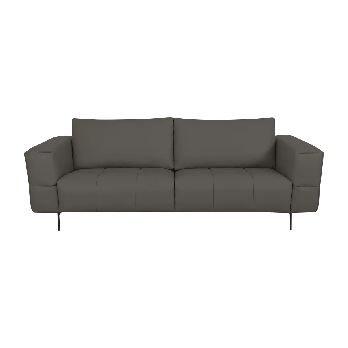 Domicil - Lawson 3 Seater Leather Sofa - NP Elephant Grey