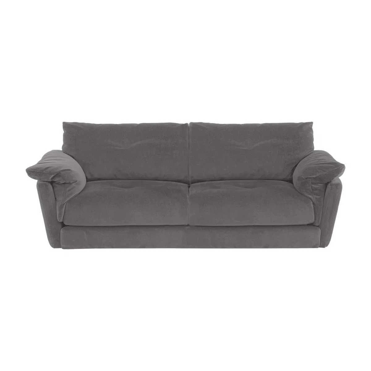 The Slouch 3 Seater Fabric Sofa – image 1