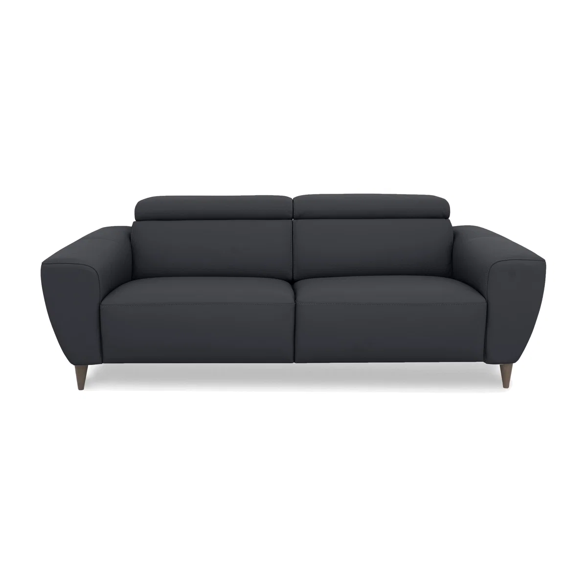 Nicoletti Italia - Milano 3 Seater Leather Power Recliner Sofa - Torello Blu