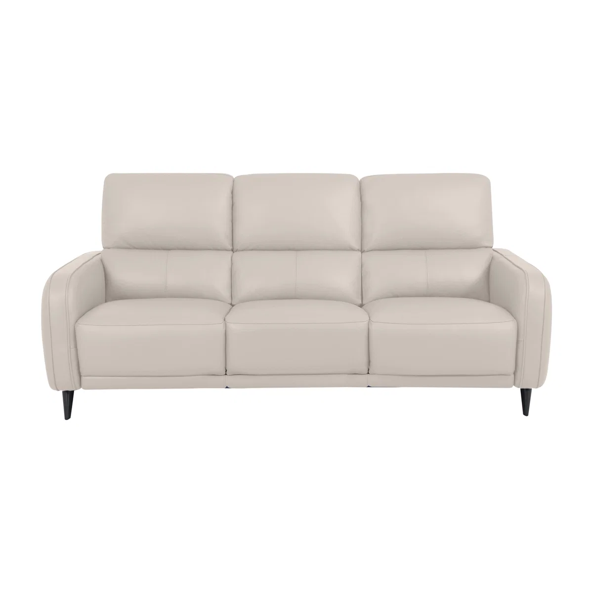 Domicil - Logan 3 Seater Leather Sofa - NP Frost