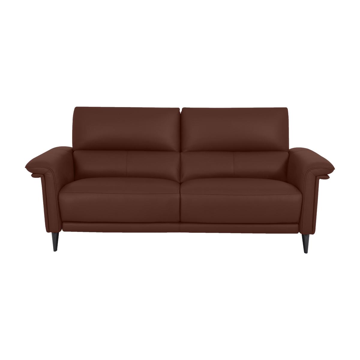 Domicil - Huxley 3 Seater Leather Sofa - NN Saddle Brown