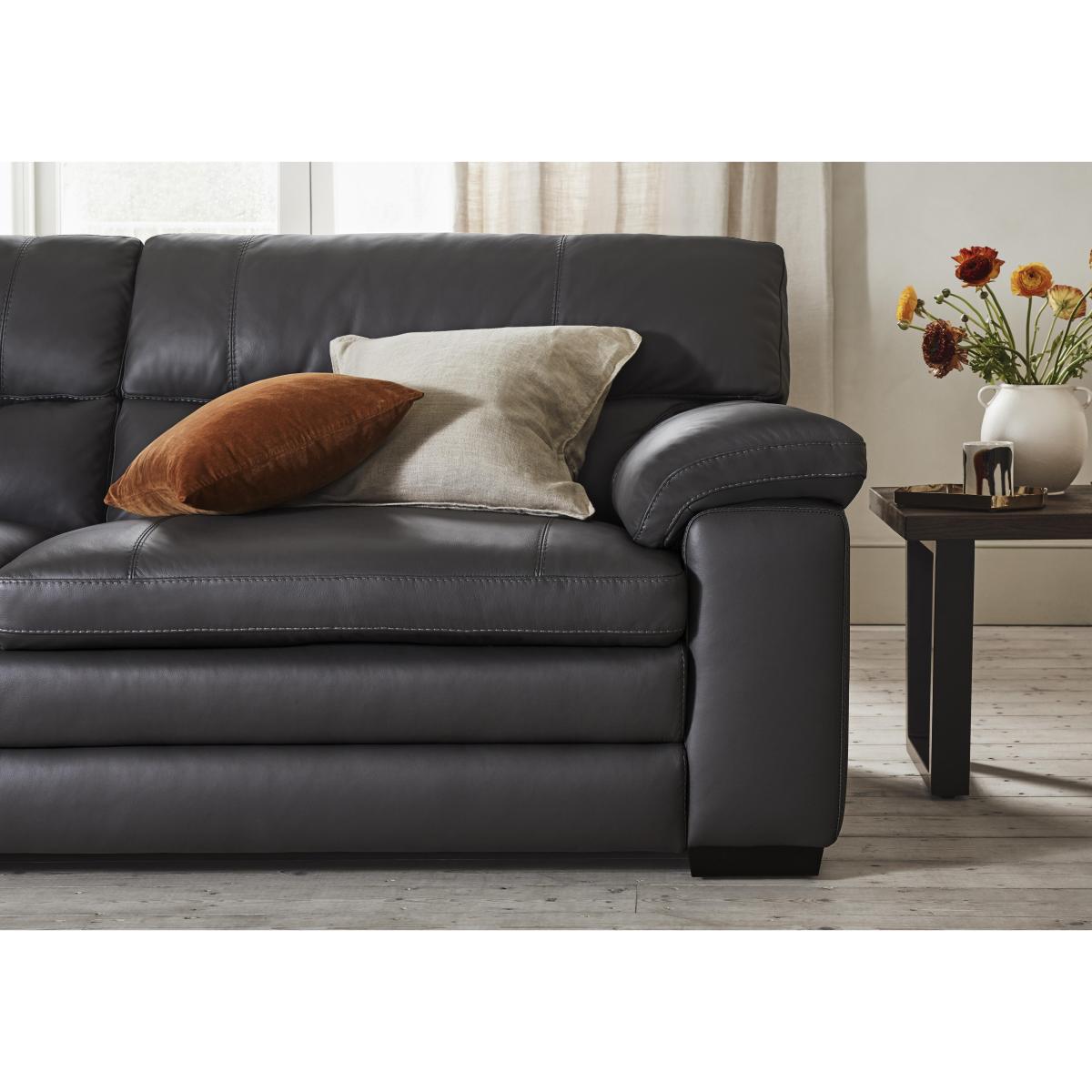 Cozee NC Leather 2.5 Seater Sofa - Pearl Blue – image 3