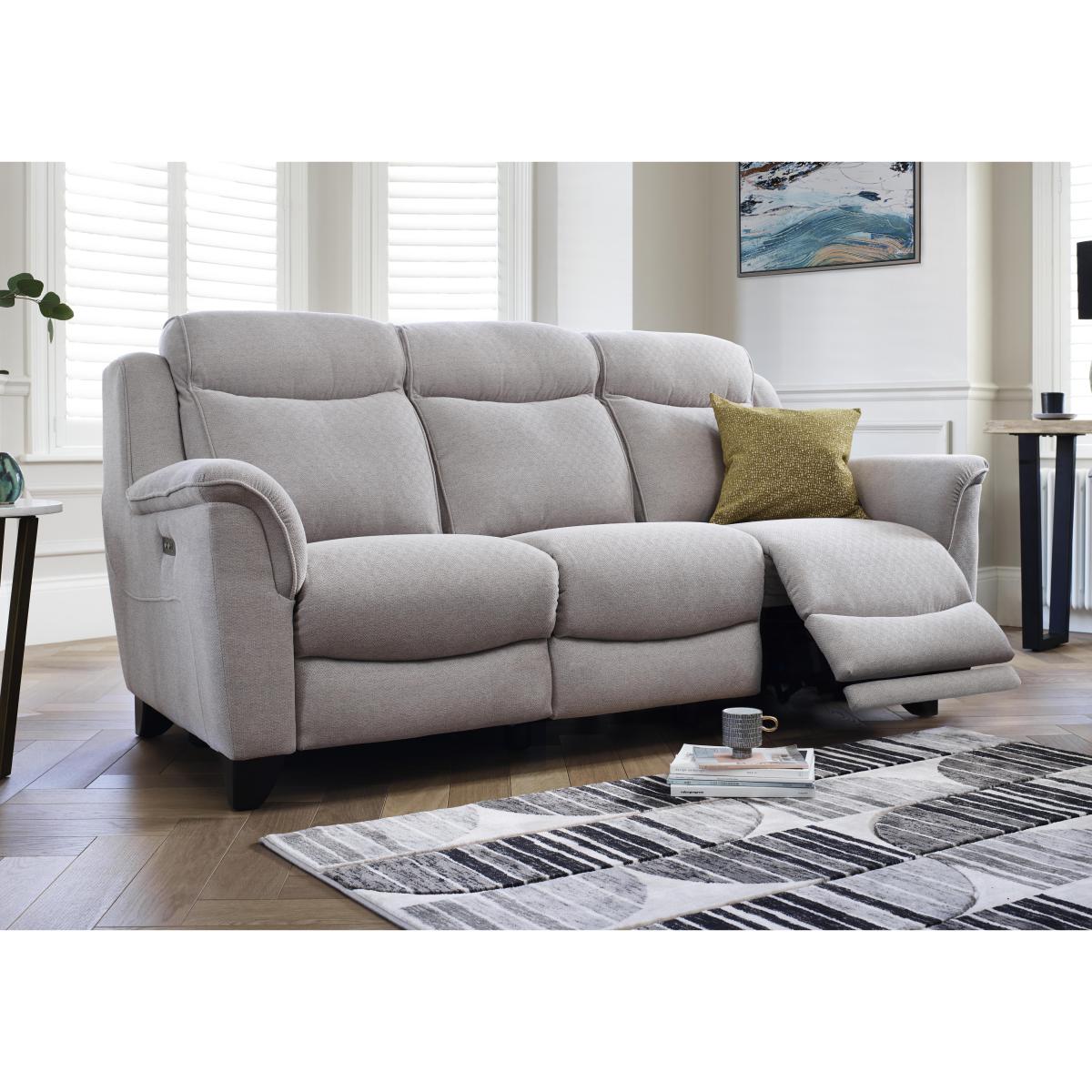 Parker Knoll - Manhattan 3 Seater Fabric Power Recliner Sofa – image 2