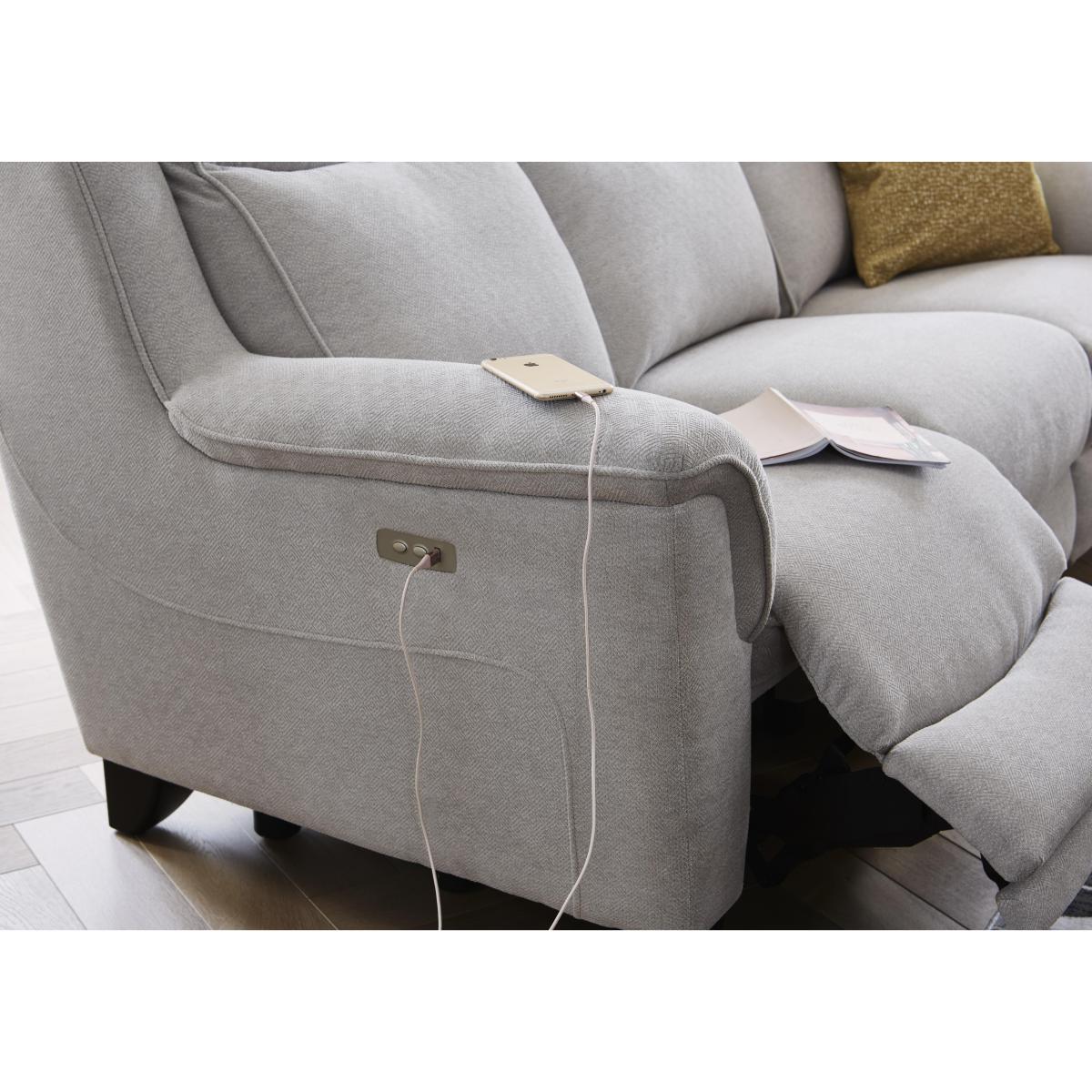 Parker Knoll - Manhattan 3 Seater Fabric Power Recliner Sofa – image 4