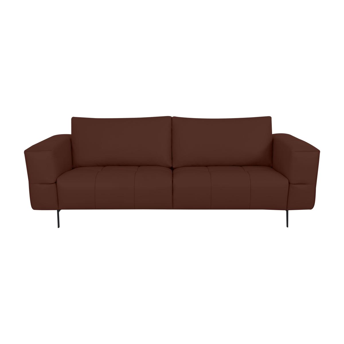 Domicil - Lawson 3 Seater Leather Sofa - NN Saddle Brown