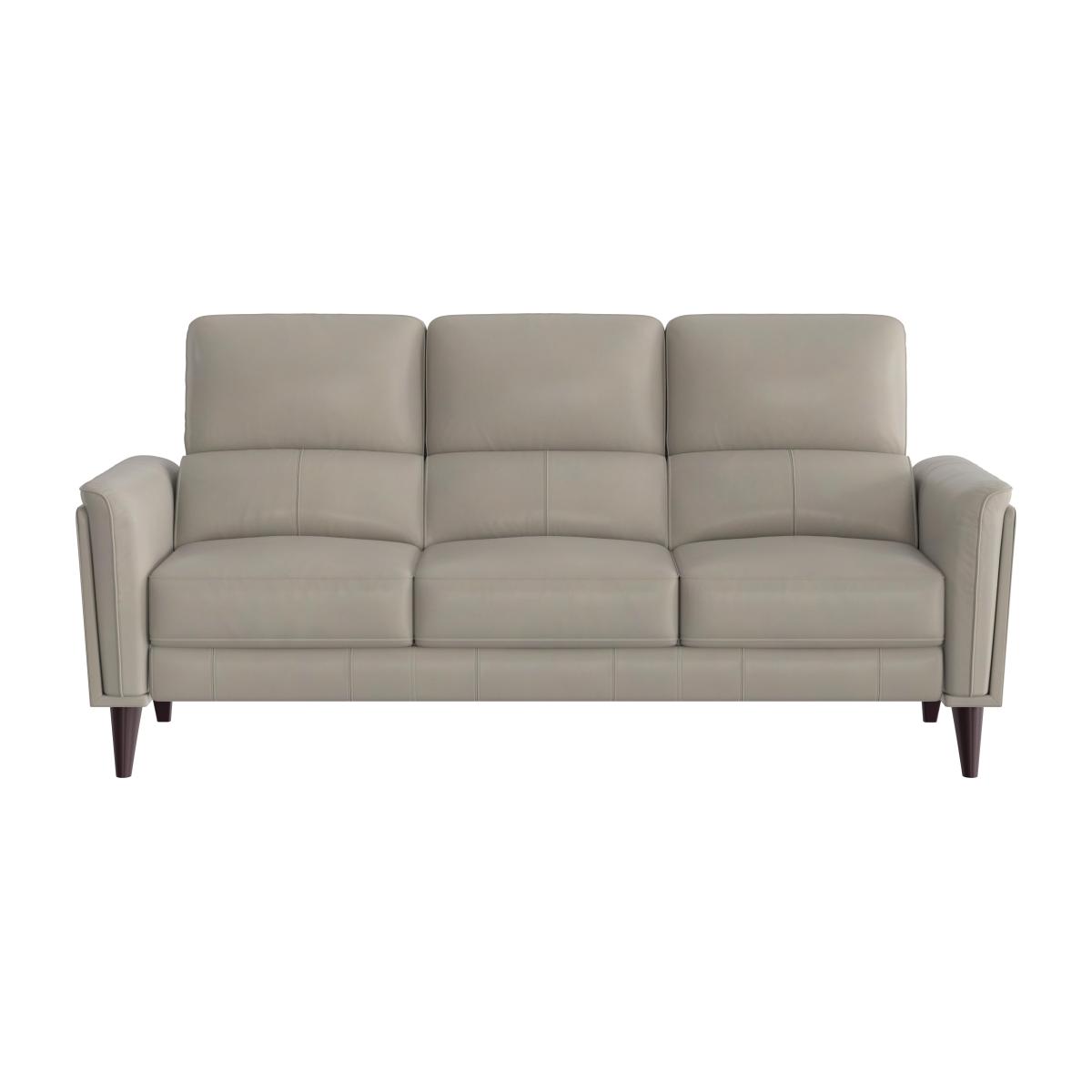 Compact Collection Klein 3 Seater NC Leather Sofa - Feather
