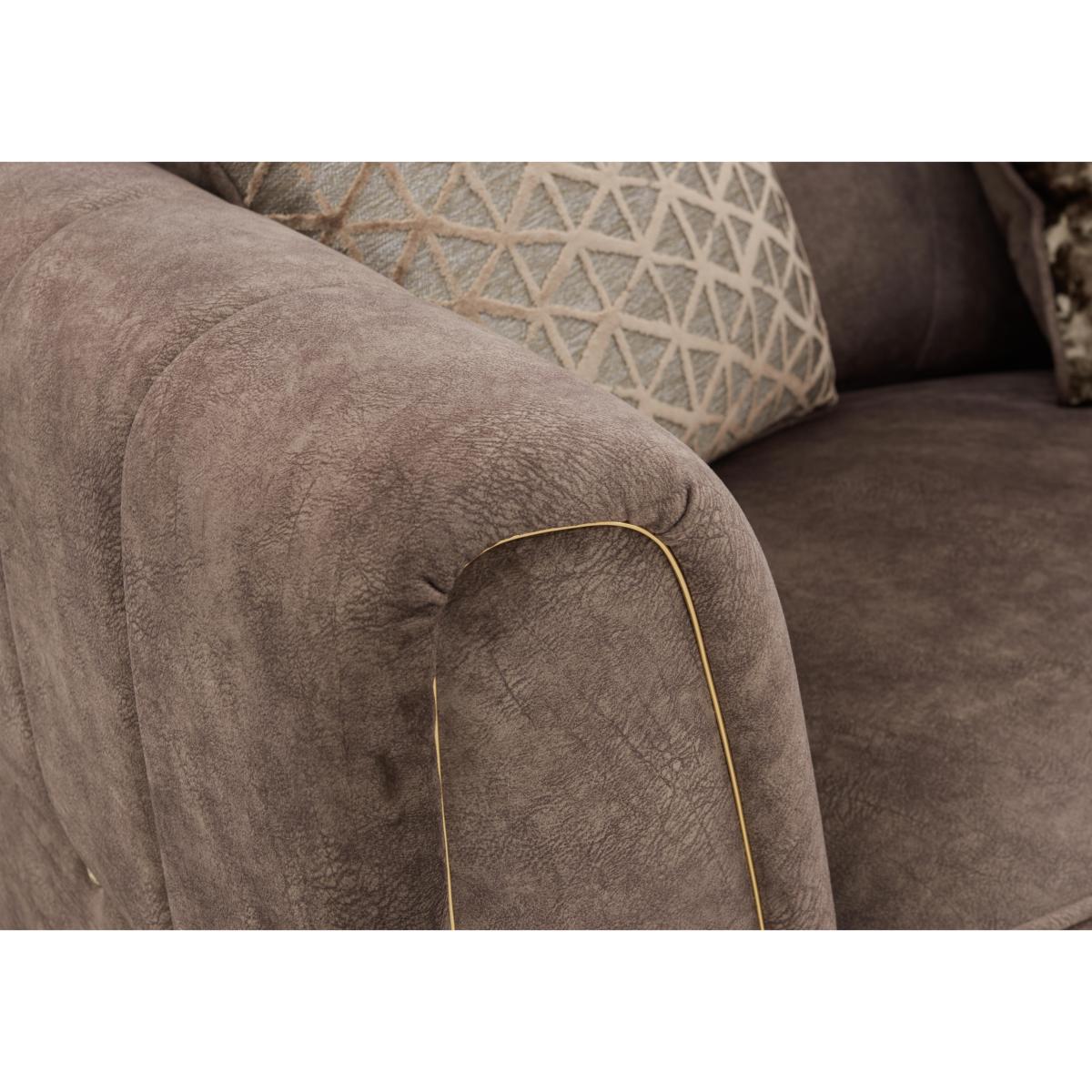 Ariana 3 Seater Fabric Classic Back Sofa - Sage – image 3