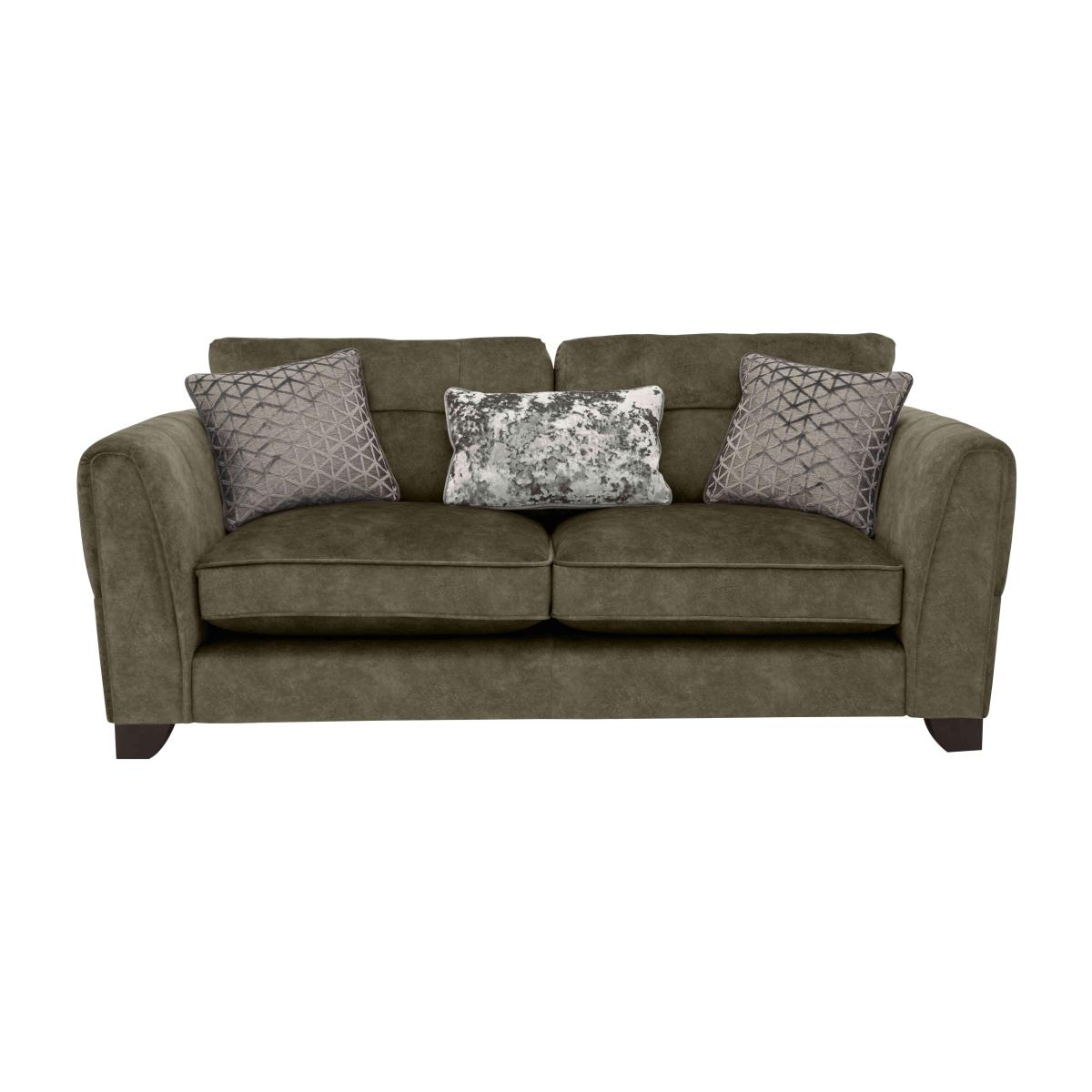 Ariana 3 Seater Fabric Classic Back Sofa - Sage – image 1
