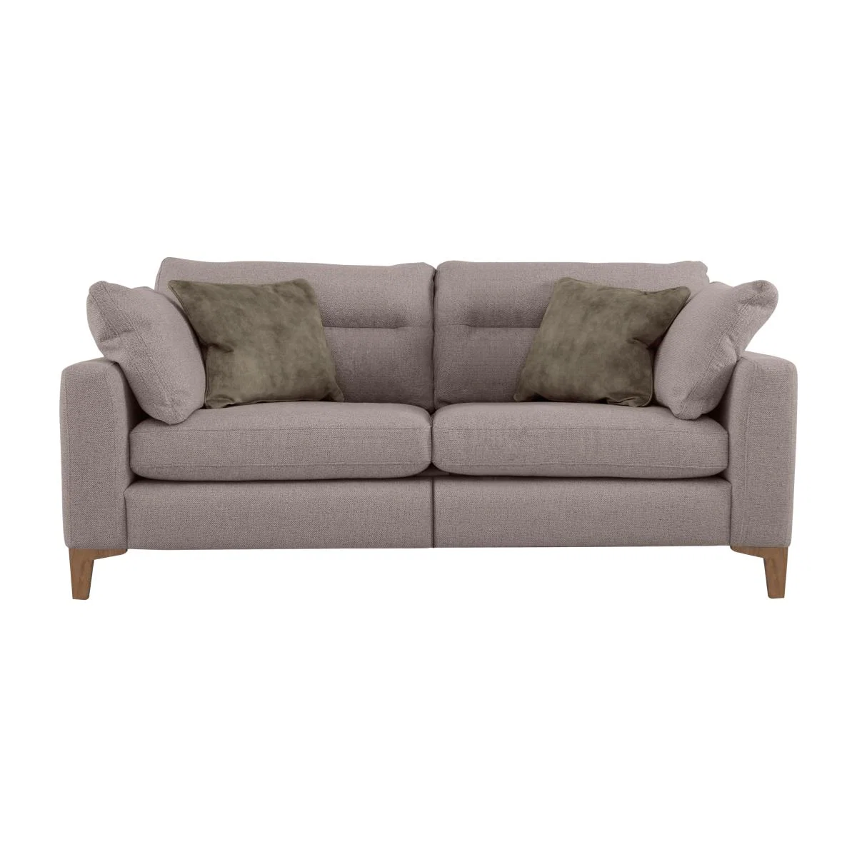 Uniqa 3 Seater Fabric Power Recliner Sofa - Sousel Sable