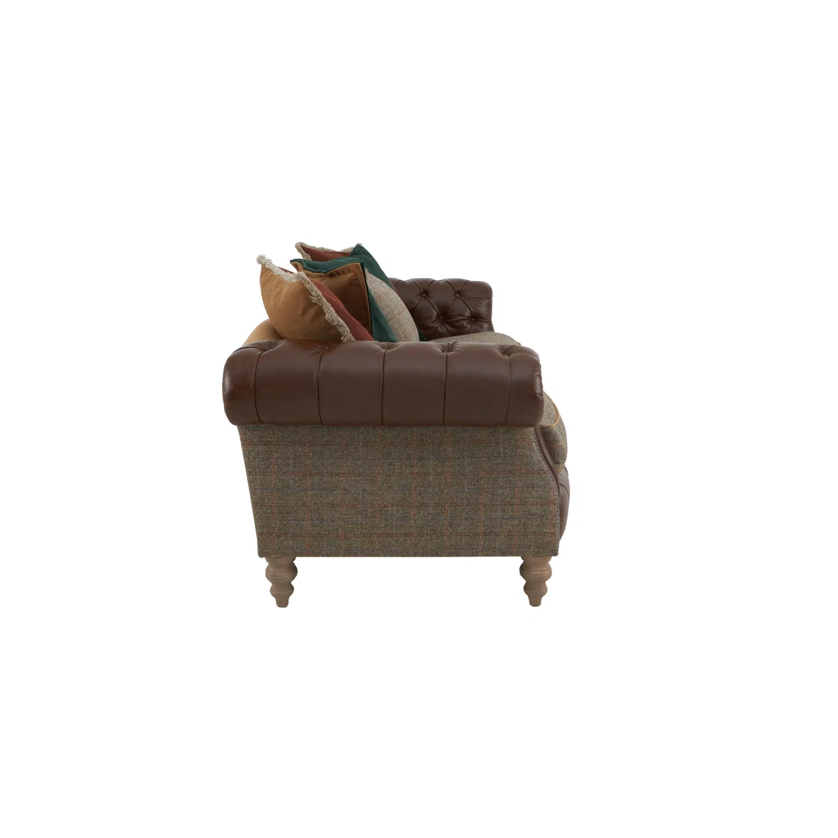Tetrad - Balvenie 3 Seater Leather Scatterback Sofa – image 5
