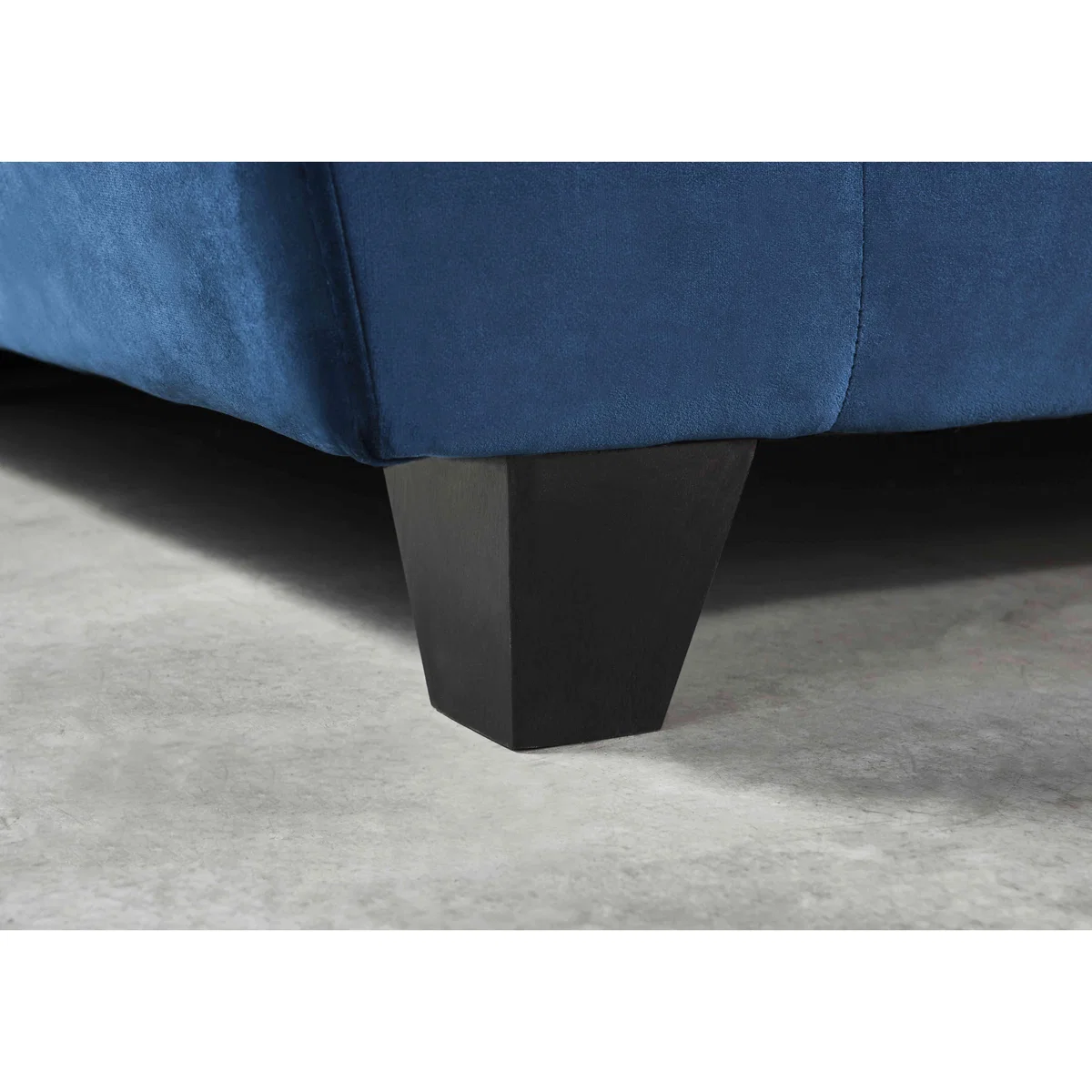 Darcey Fabric 3 Seater Chaise End Sofa - Grey – image 2
