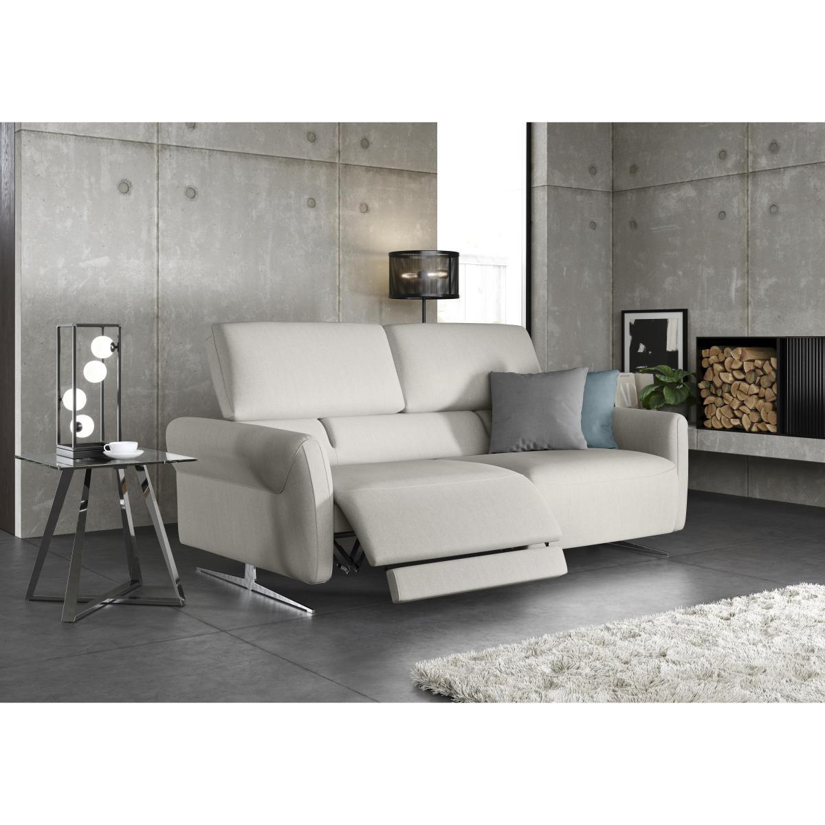Nicoletti - Bella 3 Seater Fabric Recliner Sofa - Grey – image 2