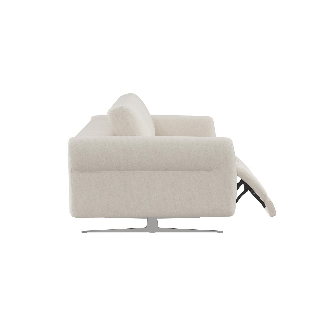 Nicoletti - Bella 3 Seater Fabric Recliner Sofa - Grey – image 4