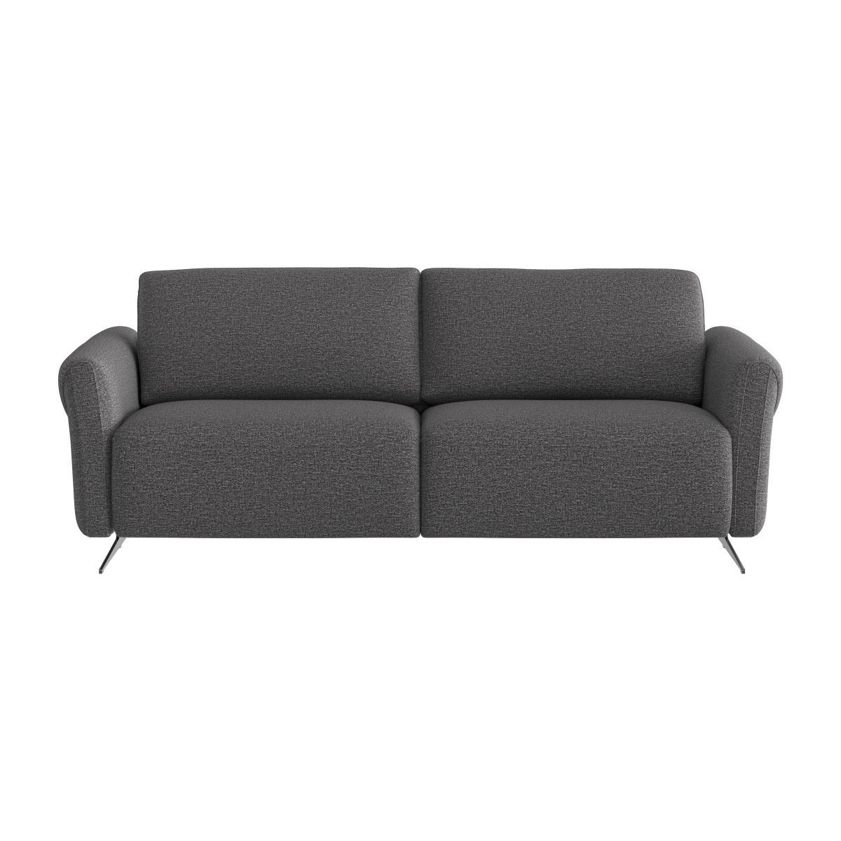 Nicoletti - Bella 3 Seater Fabric Recliner Sofa - Grey – image 1