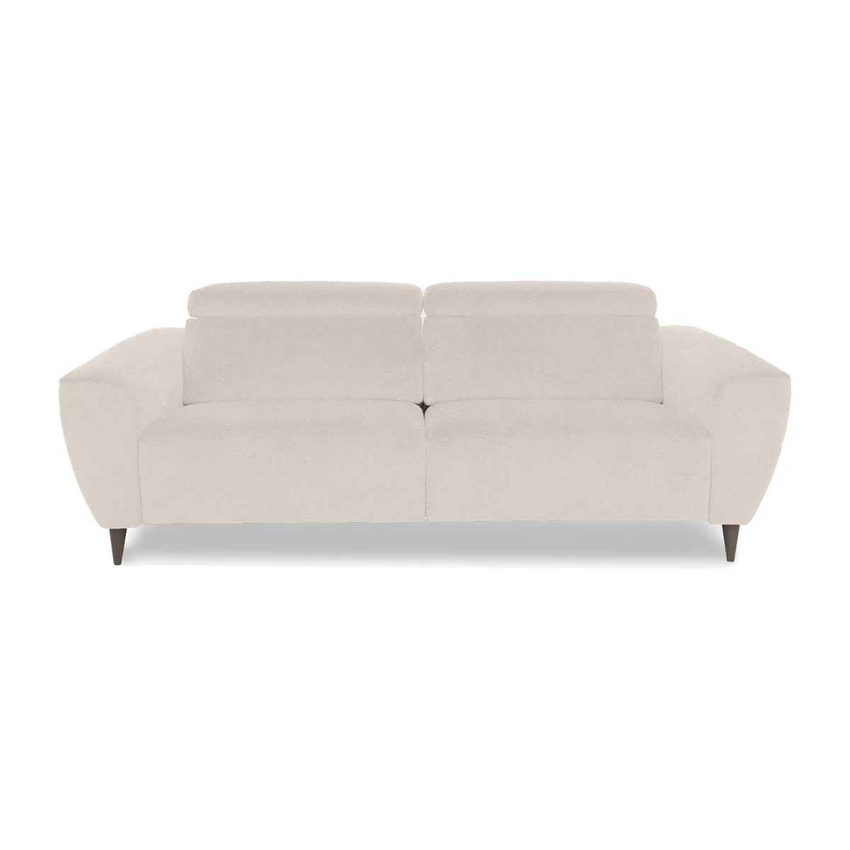 Nicoletti Italia - Milano 3 Seater Fabric Power Recliner Sofa - Coupe Beige