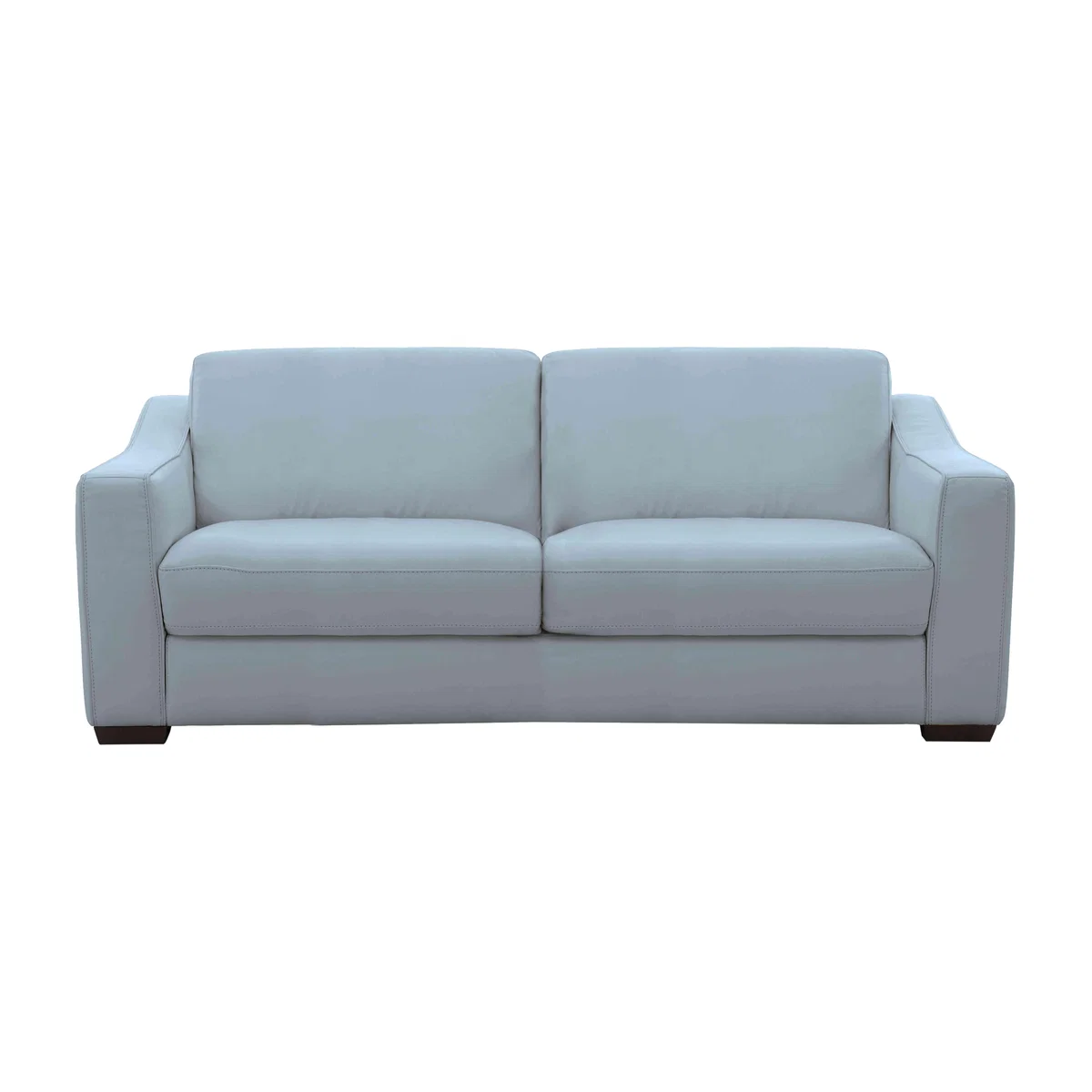Optimus 3 Seater NC Leather Sofa - Pearl Blue