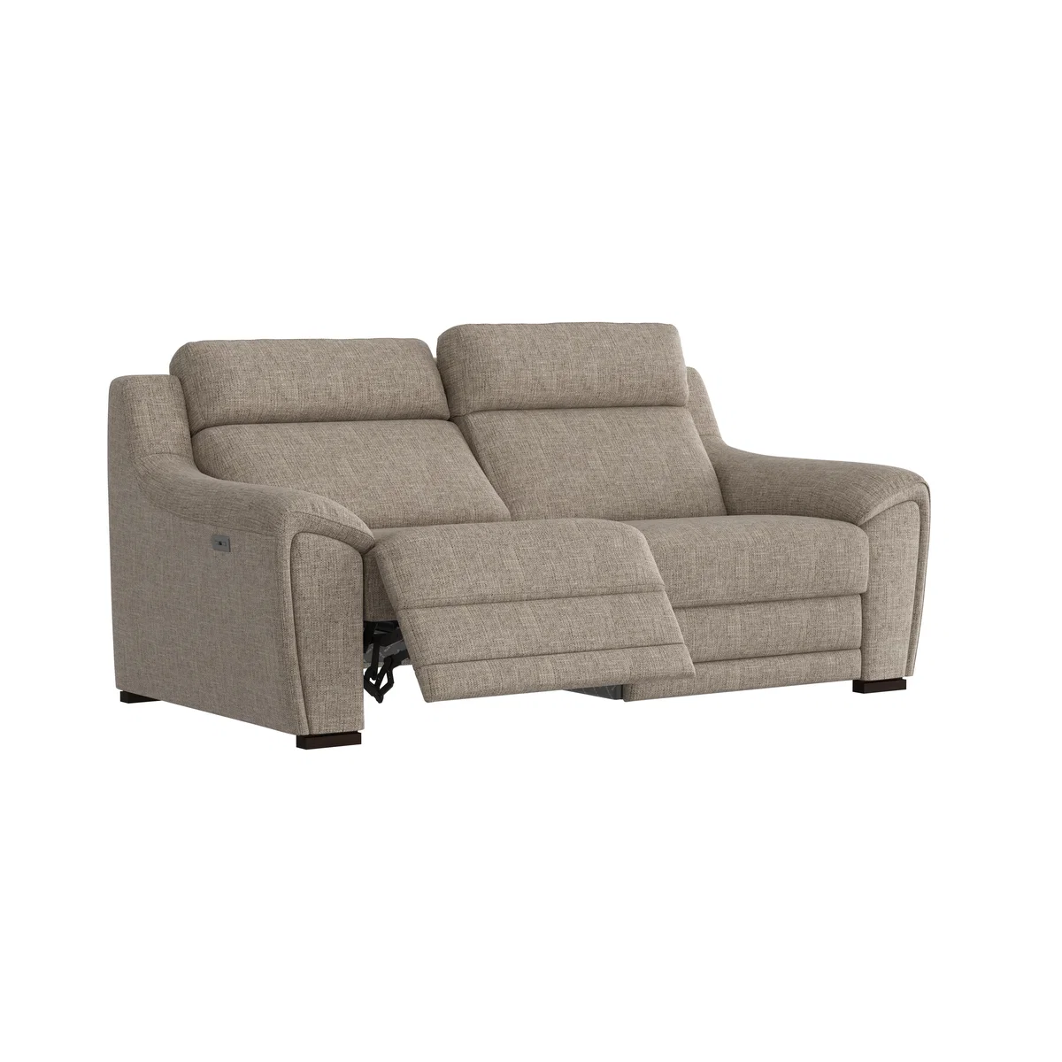 Nicoletti - Tosca 3 Seater Fabric Power Recliner Sofa - Beige – image 3