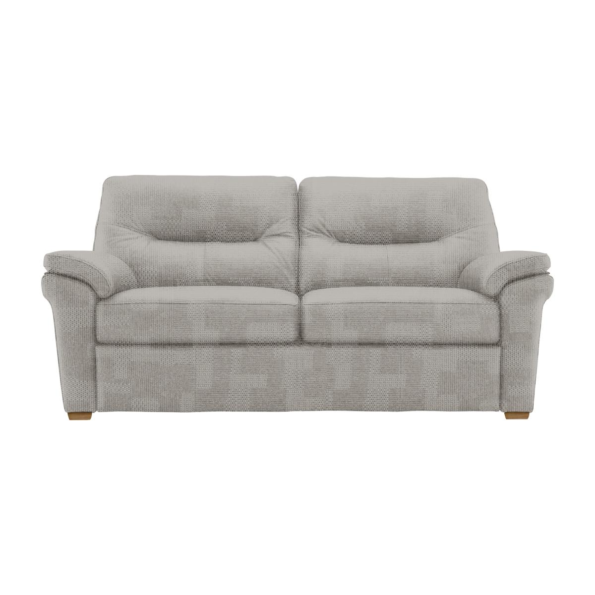G Plan - Seattle 3 Seater Fabric Sofa with Wooden Feet - Faro Sky