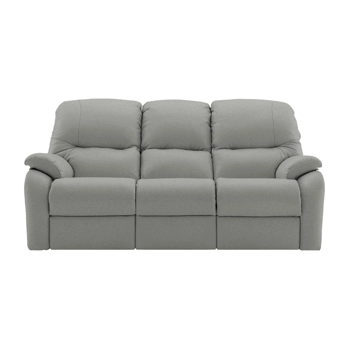 G Plan - Mistral 3 Seater Leather Manual Recliner Sofa - Texas Charcoal