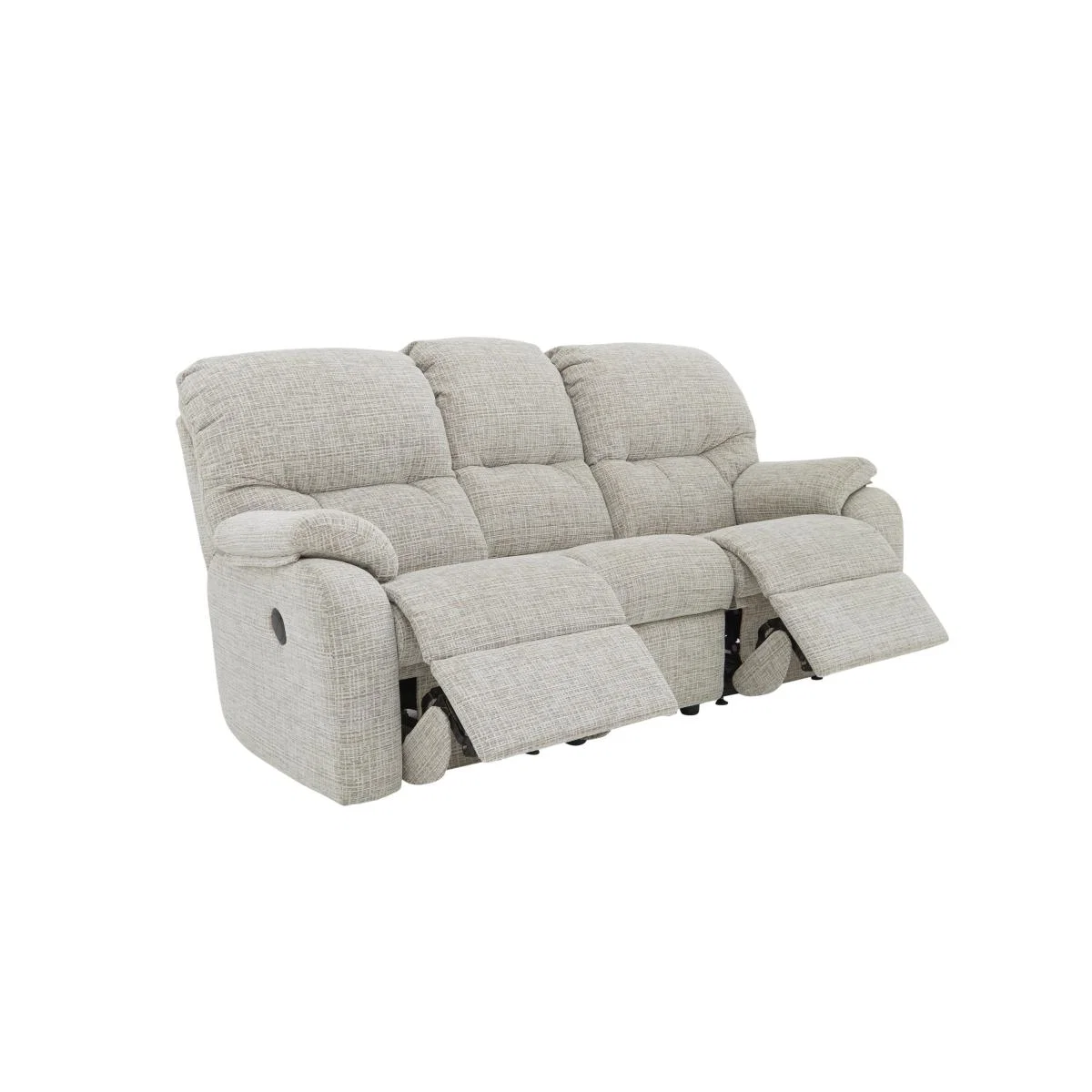 G Plan - Mistral Fabric Small 3 Seater Sofa - Checkers Smoke – image 3