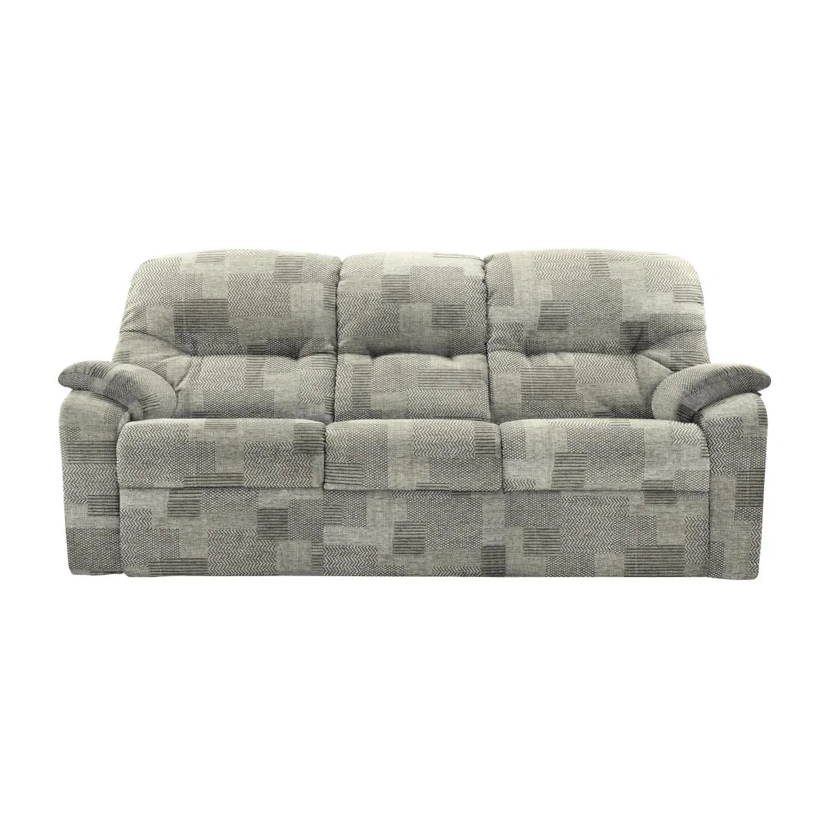 G Plan - Mistral Fabric Small 3 Seater Sofa - Checkers Smoke – image 1