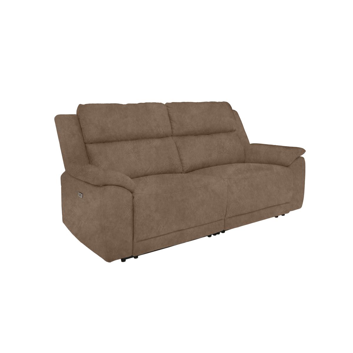 Utah 3 Seater Fabric Sofa - Grey – image 2